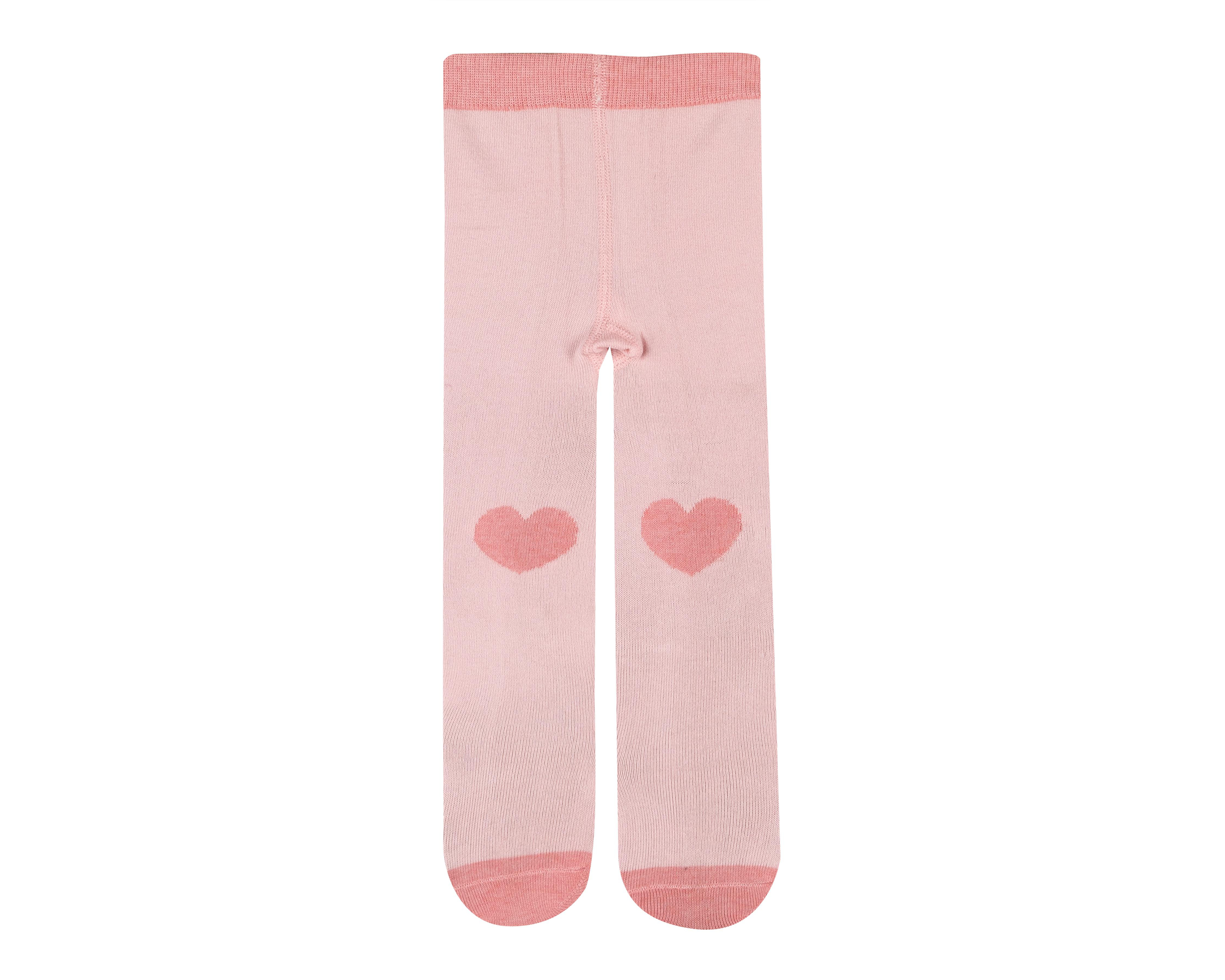 Foto 5 pulgar | Mallas Rosas para Niña con Estampado de Corazón 2 Piezas