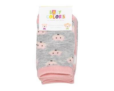 Foto 3 | Calcetas para Bebé Baby Colors 6 Pares