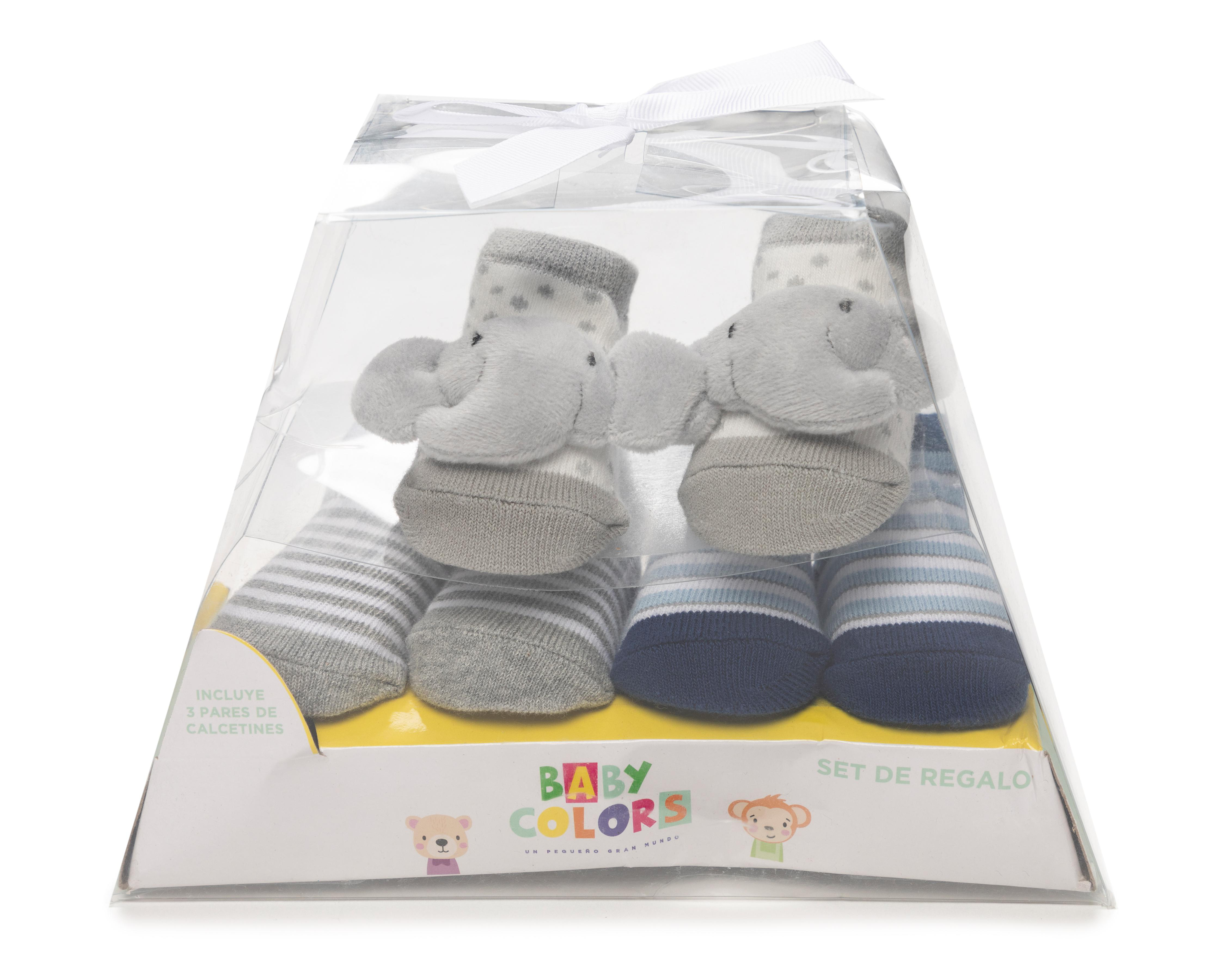 Calcetines para Bebé Niño Baby Colors 3 Pares