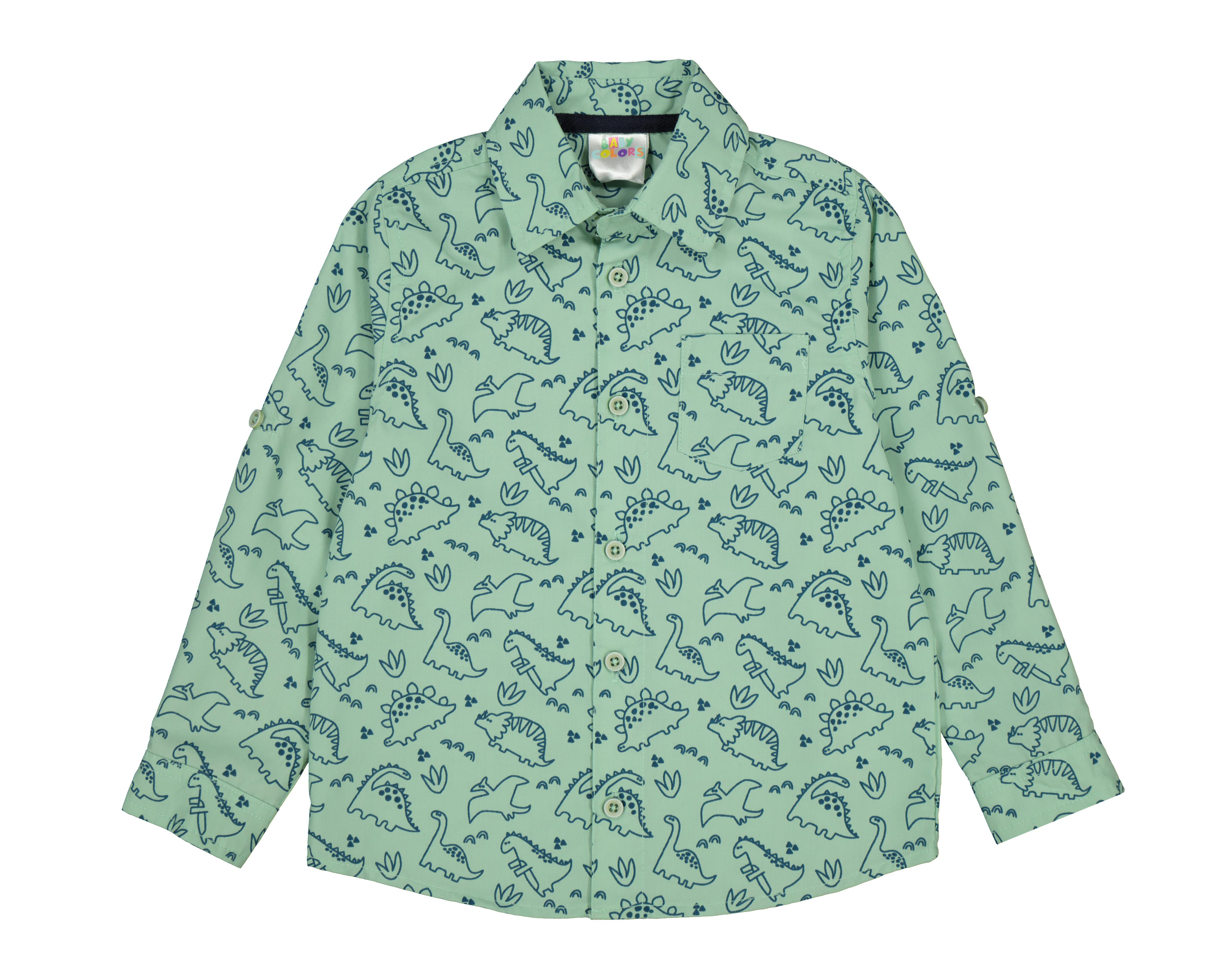 Camisa para Bebé Baby Colors Manga Larga