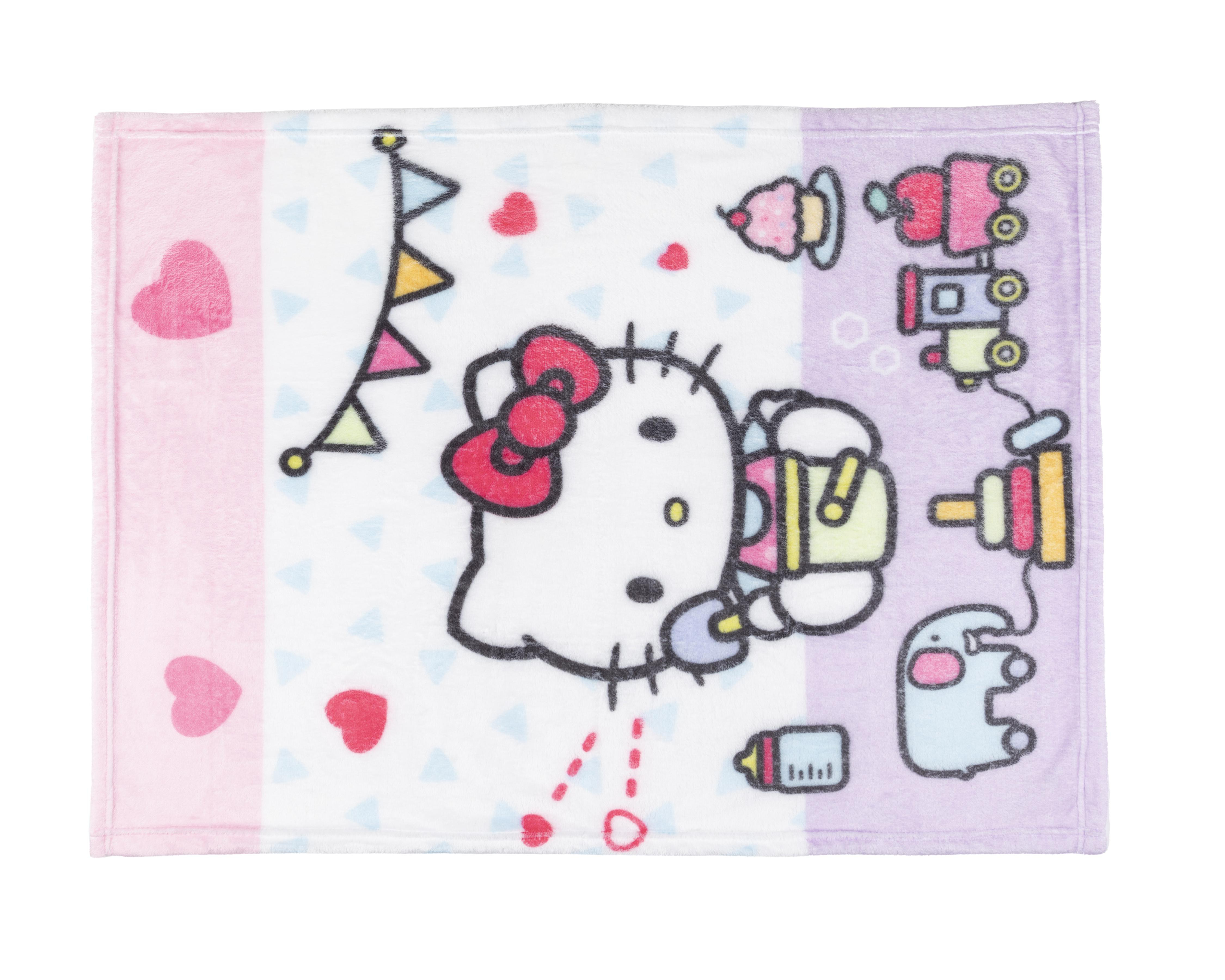 Foto 5 | Cobertor Hello Kitty Rosa 2 Piezas