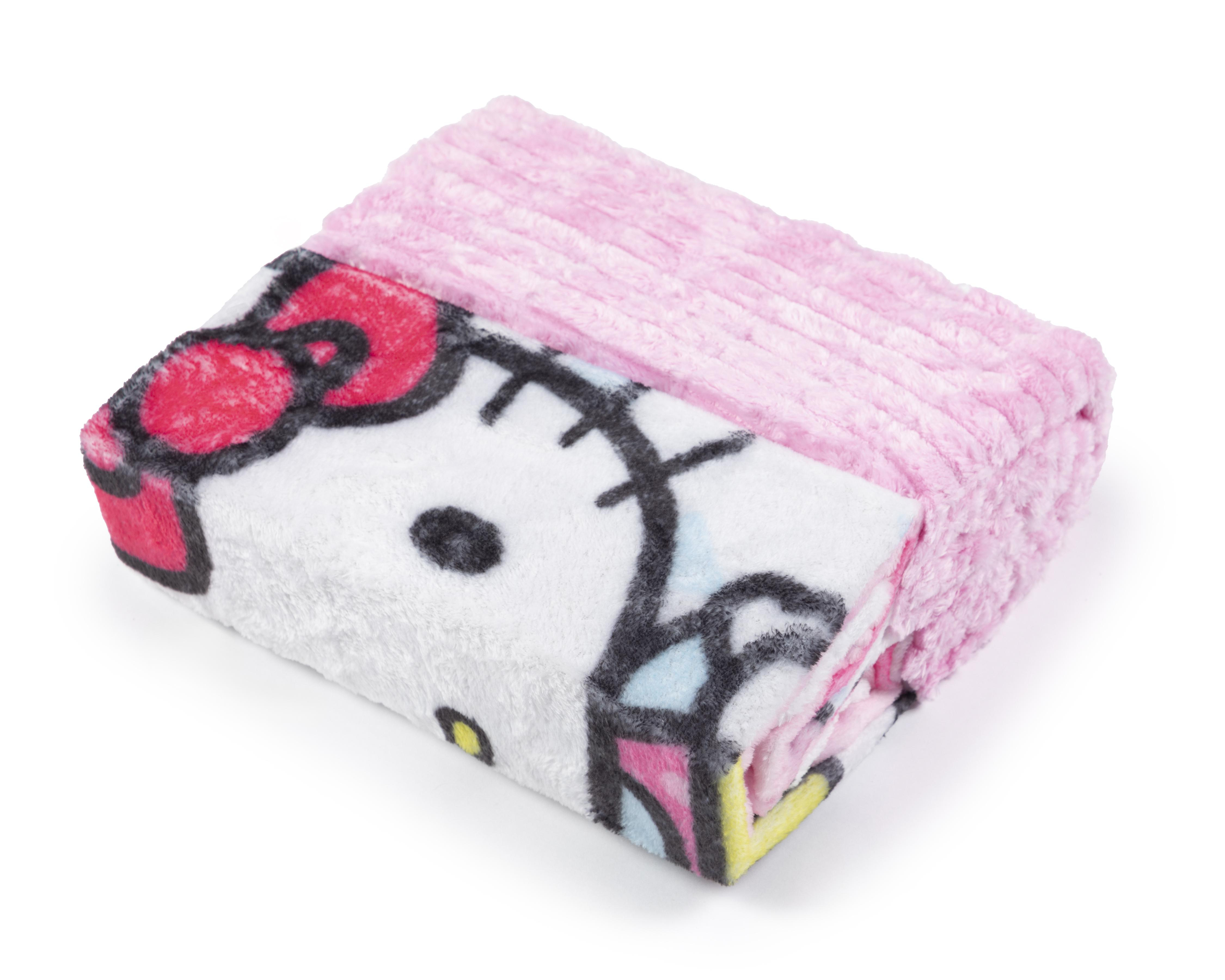 Foto 9 | Cobertor Hello Kitty Rosa 2 Piezas