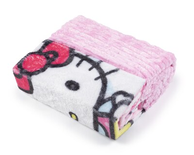Foto 9 | Cobertor Hello Kitty Rosa 2 Piezas