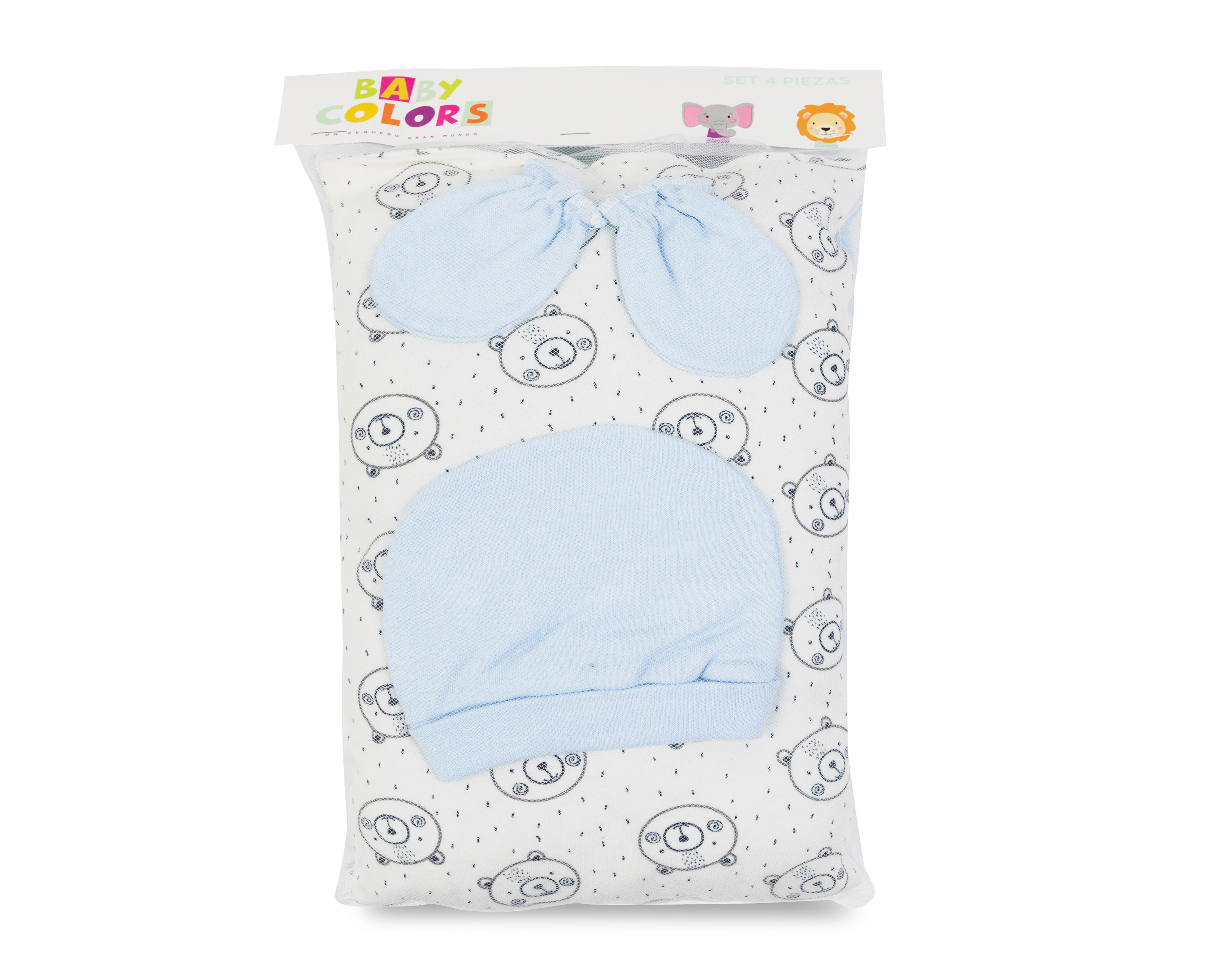 Foto 8 pulgar | Almohada para Bebé Baby Colors Suave con Gorro y Guantes