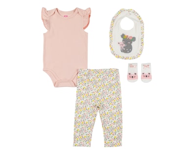 Foto 1 | Conjunto para Bebé Niña Baby Colors 4 Piezas