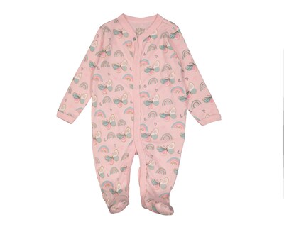 Foto 3 | Mameluco para Bebé Niña Baby Colors con Gorro