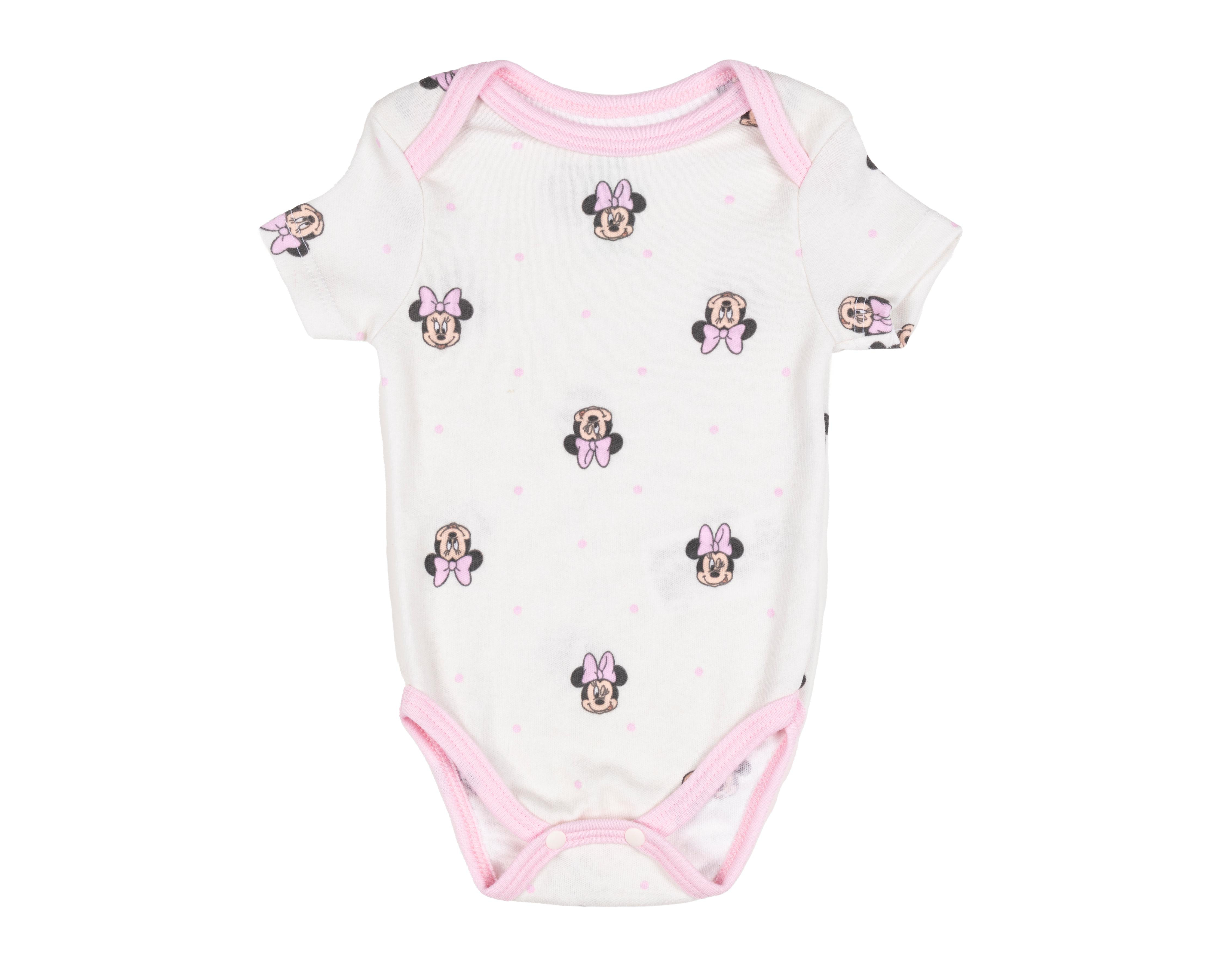 Foto 4 pulgar | Conjunto para Bebé Niña Disney Baby Minnie Mouse 3 Piezas