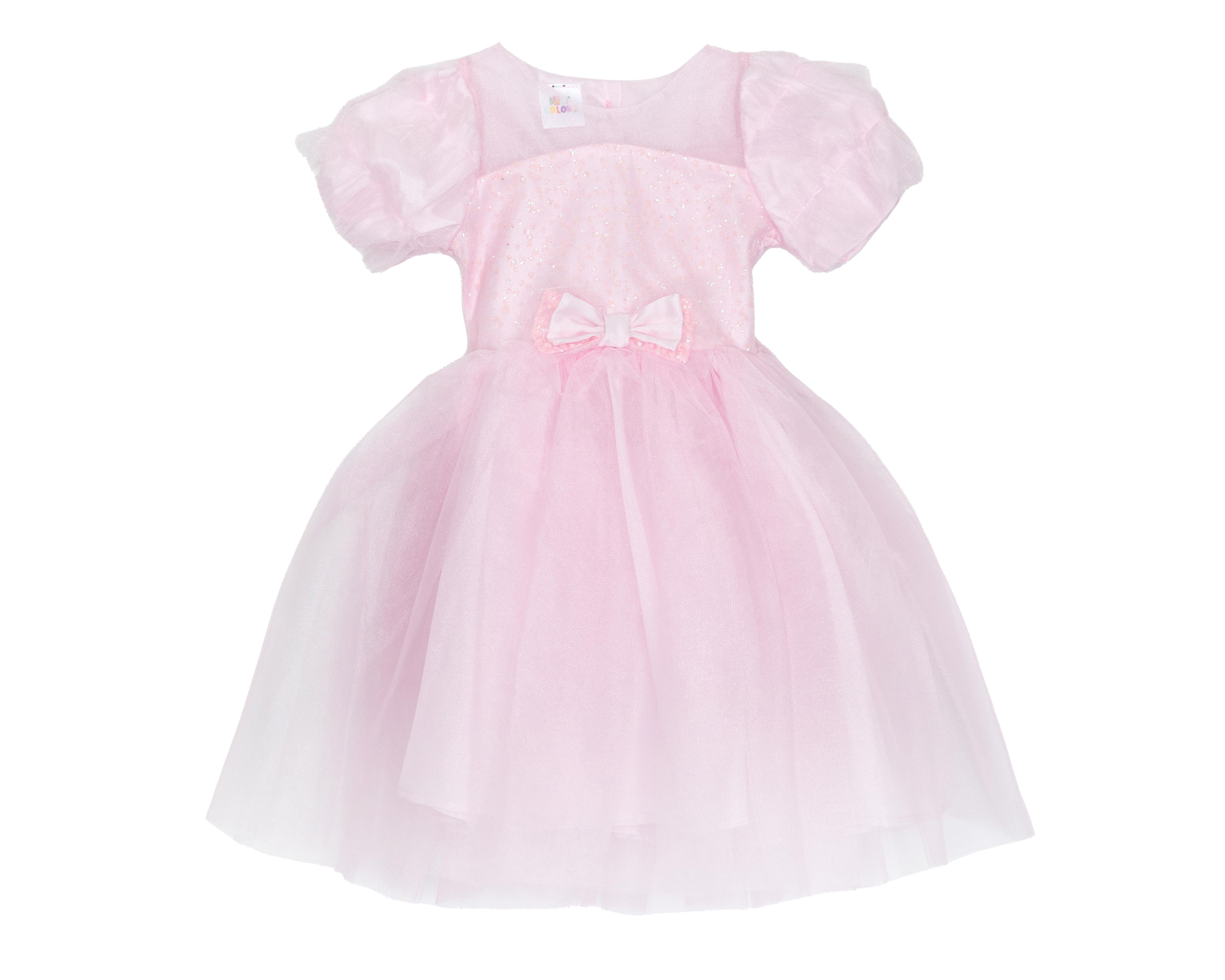 Foto 2 pulgar | Vestido para Bebé Niña Baby Colors Rosa