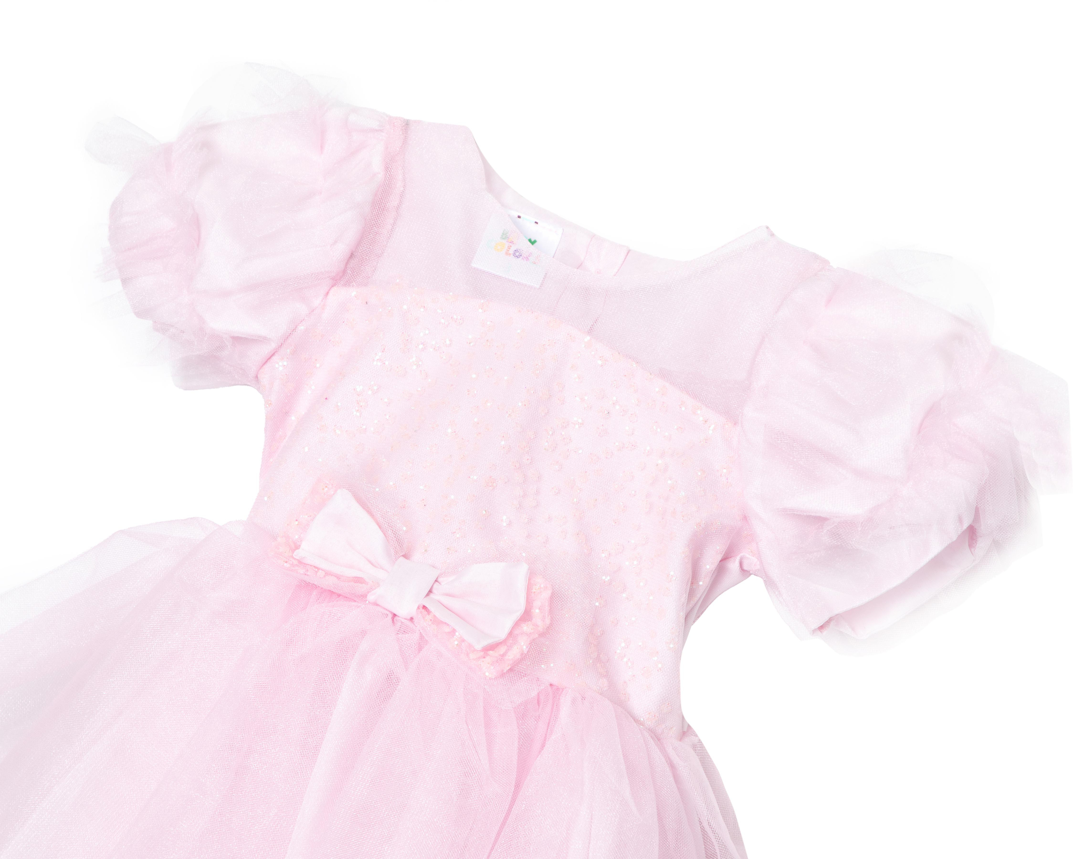 Foto 4 pulgar | Vestido para Bebé Niña Baby Colors Rosa