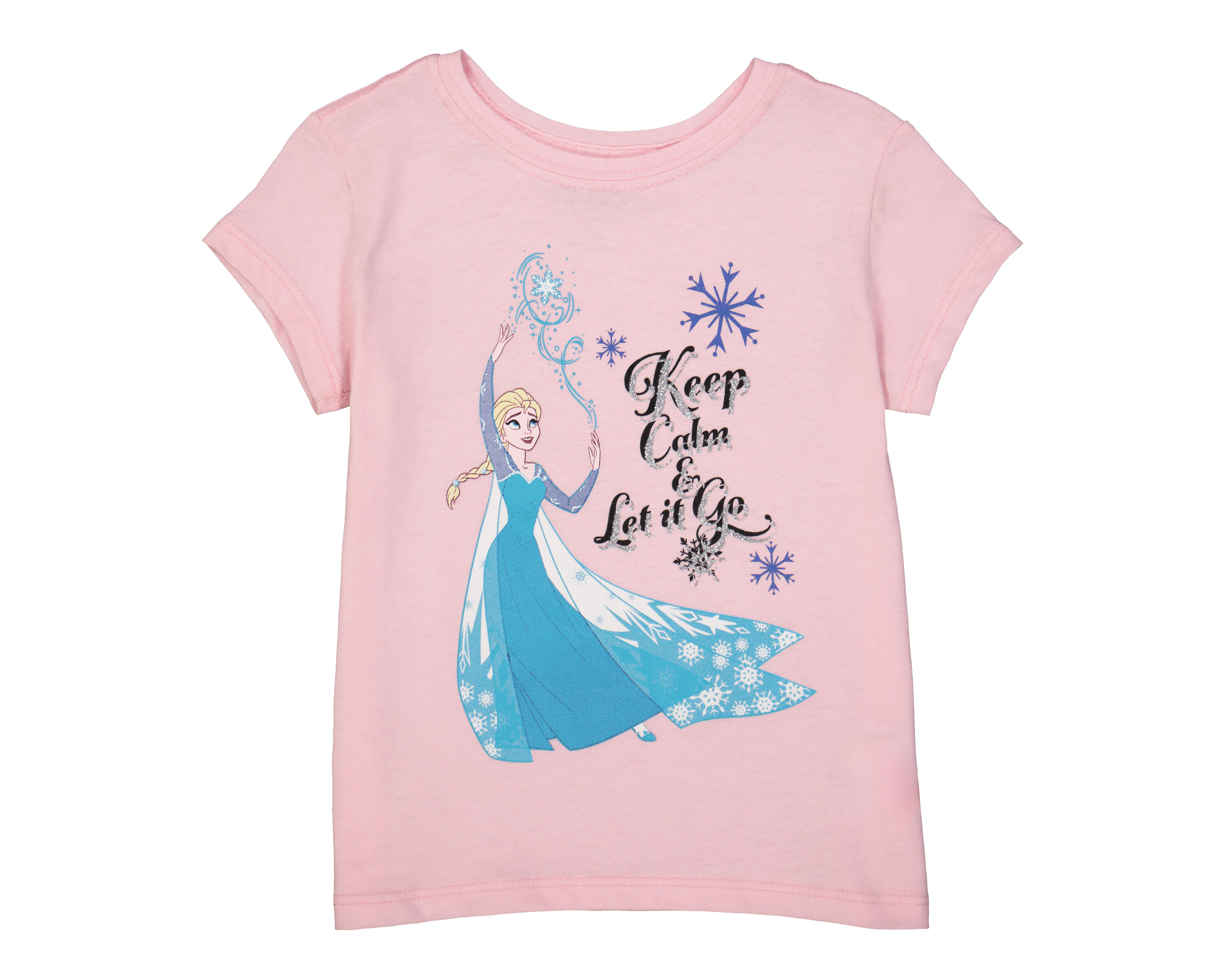 Foto 2 pulgar | Playera para Bebé Disney Frozen Manga Corta