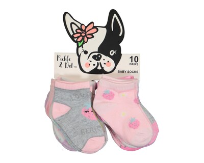 Foto 3 | Calcetines para Bebé Niña Pickle & Dot 10 Pares