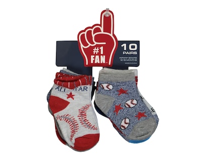 Foto 3 | Calcetines para Bebé Niño Número 1 Fan 10 Pares