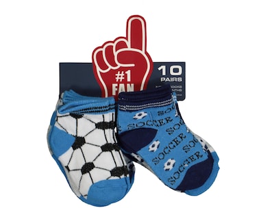 Foto 3 | Calcetines para Bebé Niño Número 1 Fan 10 Pares