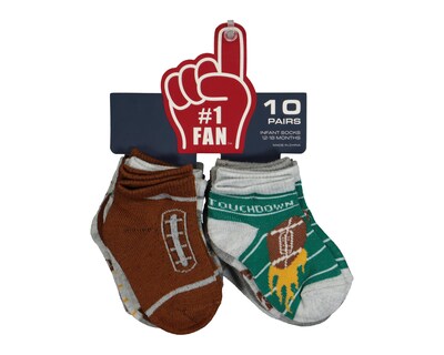 Foto 3 | Calcetas Número 1 Fan para Bebé Niño 10 Pares