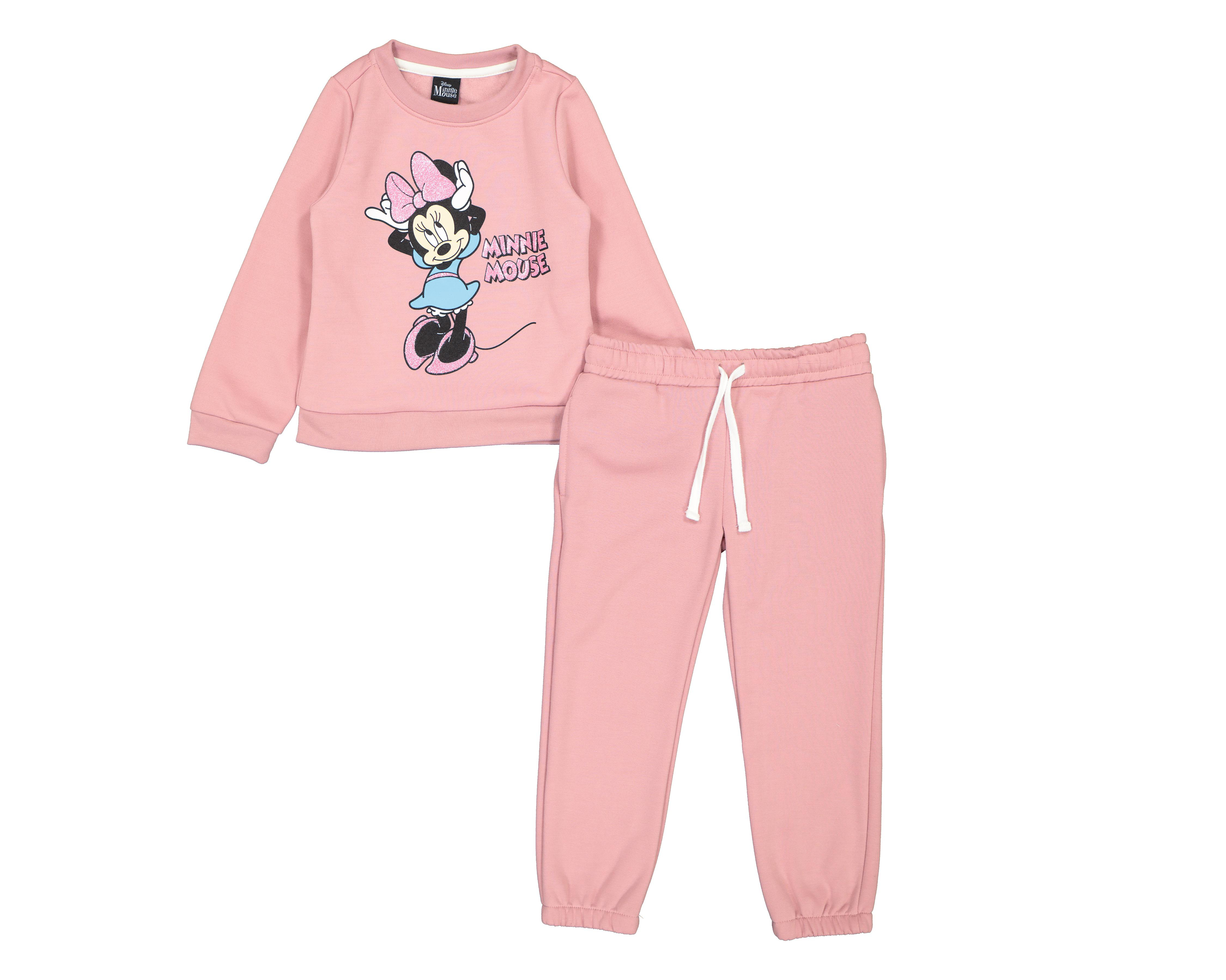 Foto 1 | Conjunto para Bebé Niña Disney Minnie Mouse Rosa 2 Piezas
