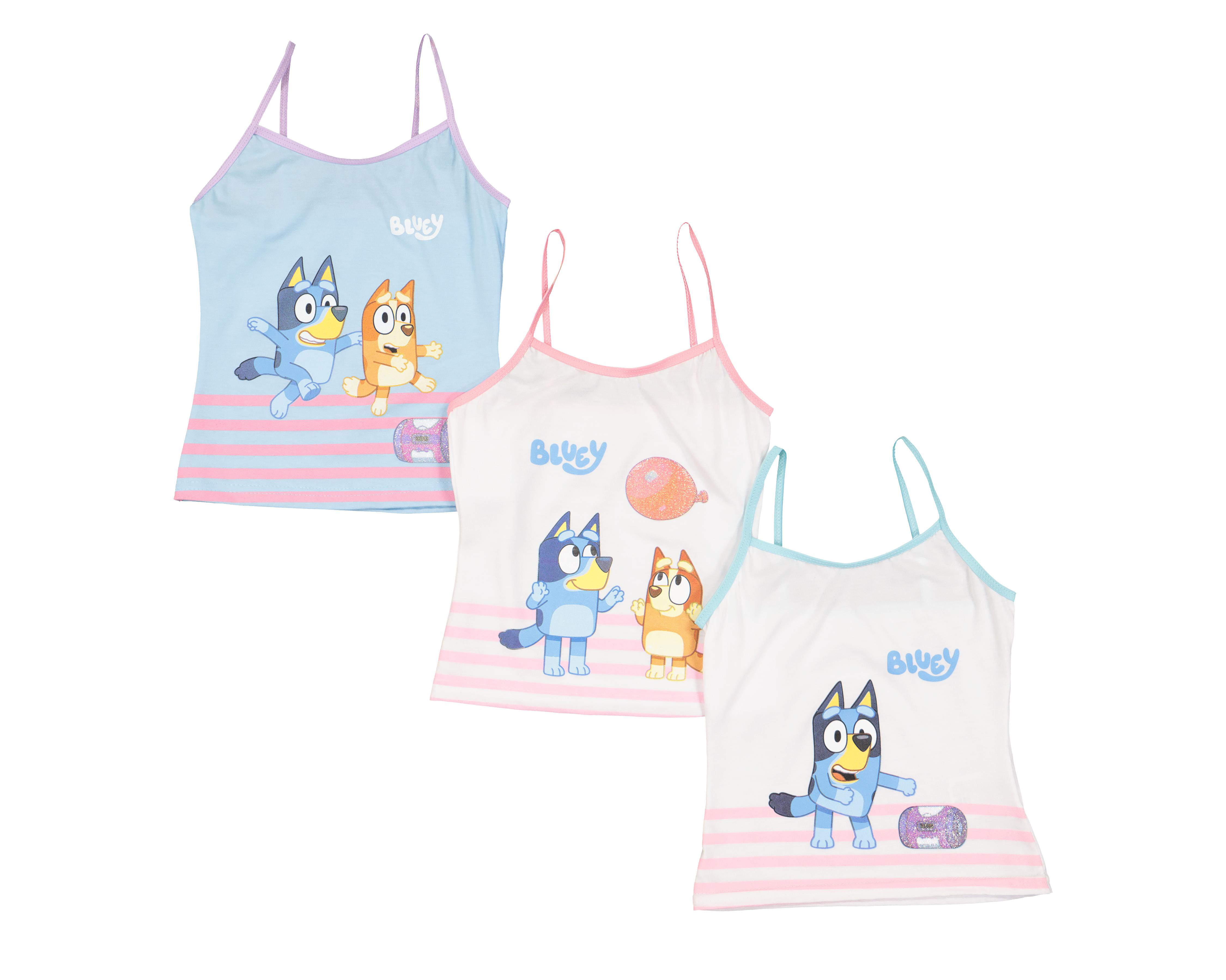 Playeras Bluey para Niña 3 Piezas $105