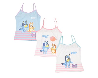 Foto 1 | Playeras Bluey para Niña 3 Piezas