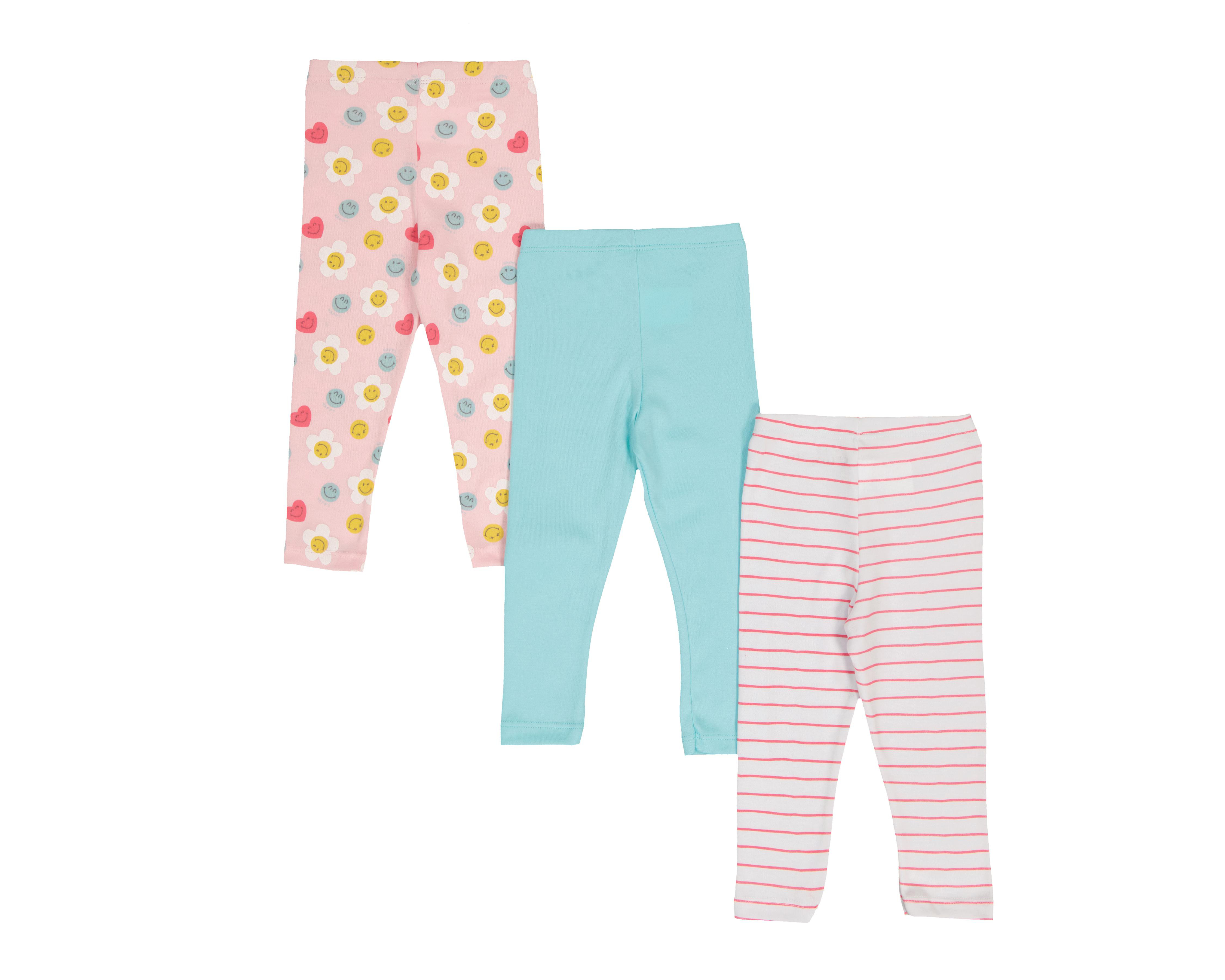 Foto 2 | Pantalón para Bebé Niña Baby Colors 3 Piezas