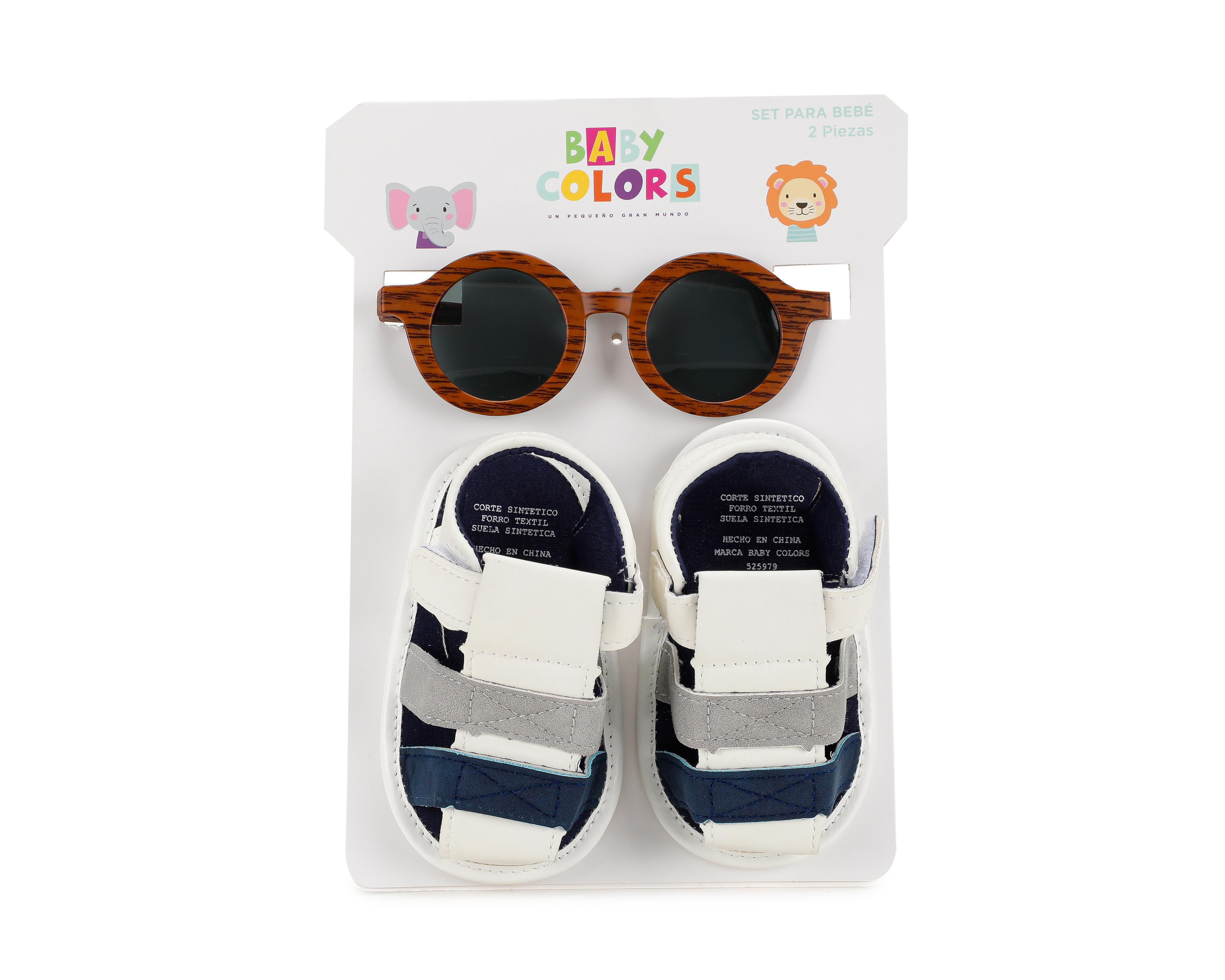 Foto 2 pulgar | Sandalias y Lentes de Sol Baby Colors para Bebé Niño