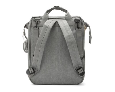 Foto 3 | Mochila Pañalera Gris Baby Colors