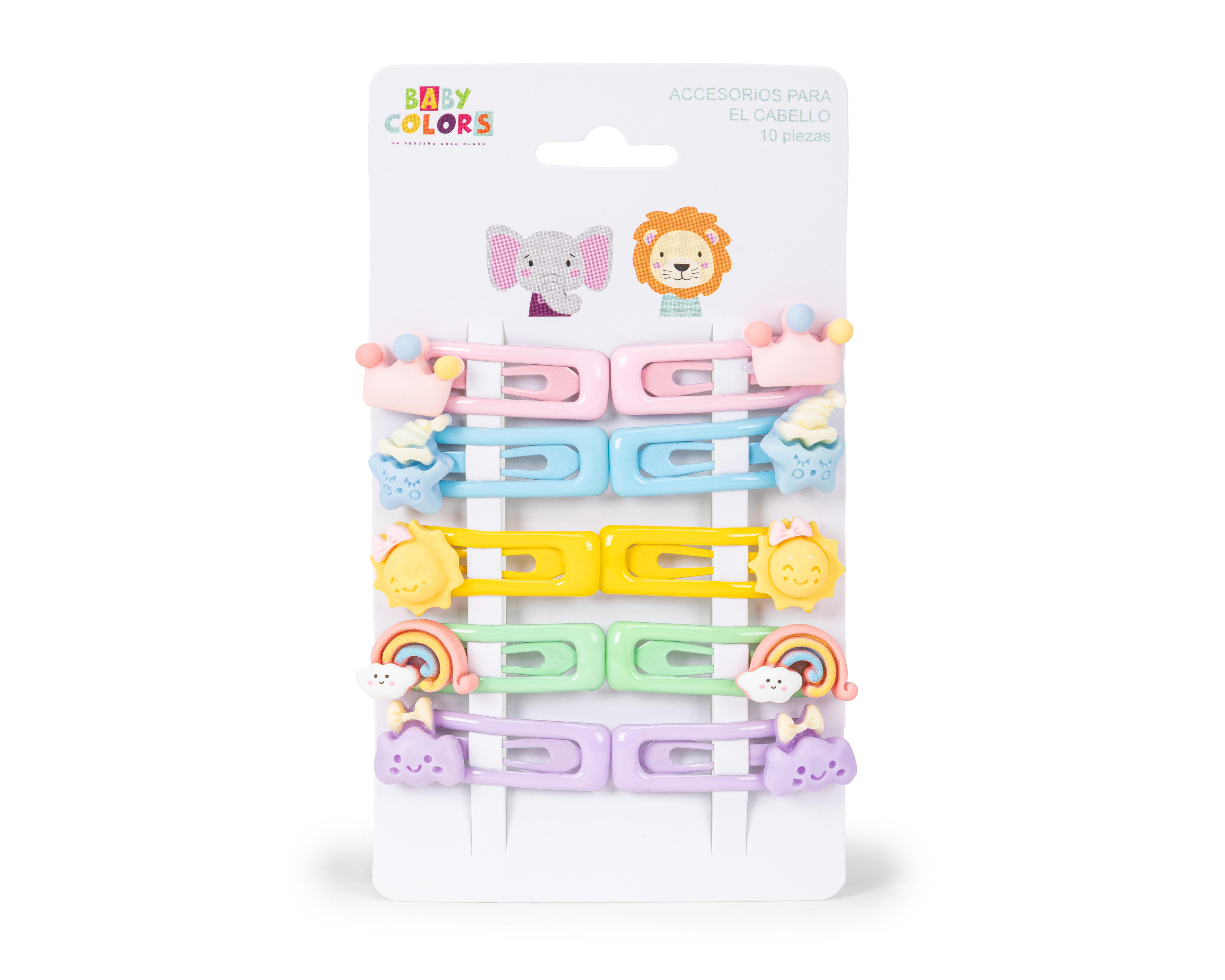 Foto 2 pulgar | Broches para Cabello Baby Colors 5 Pares
