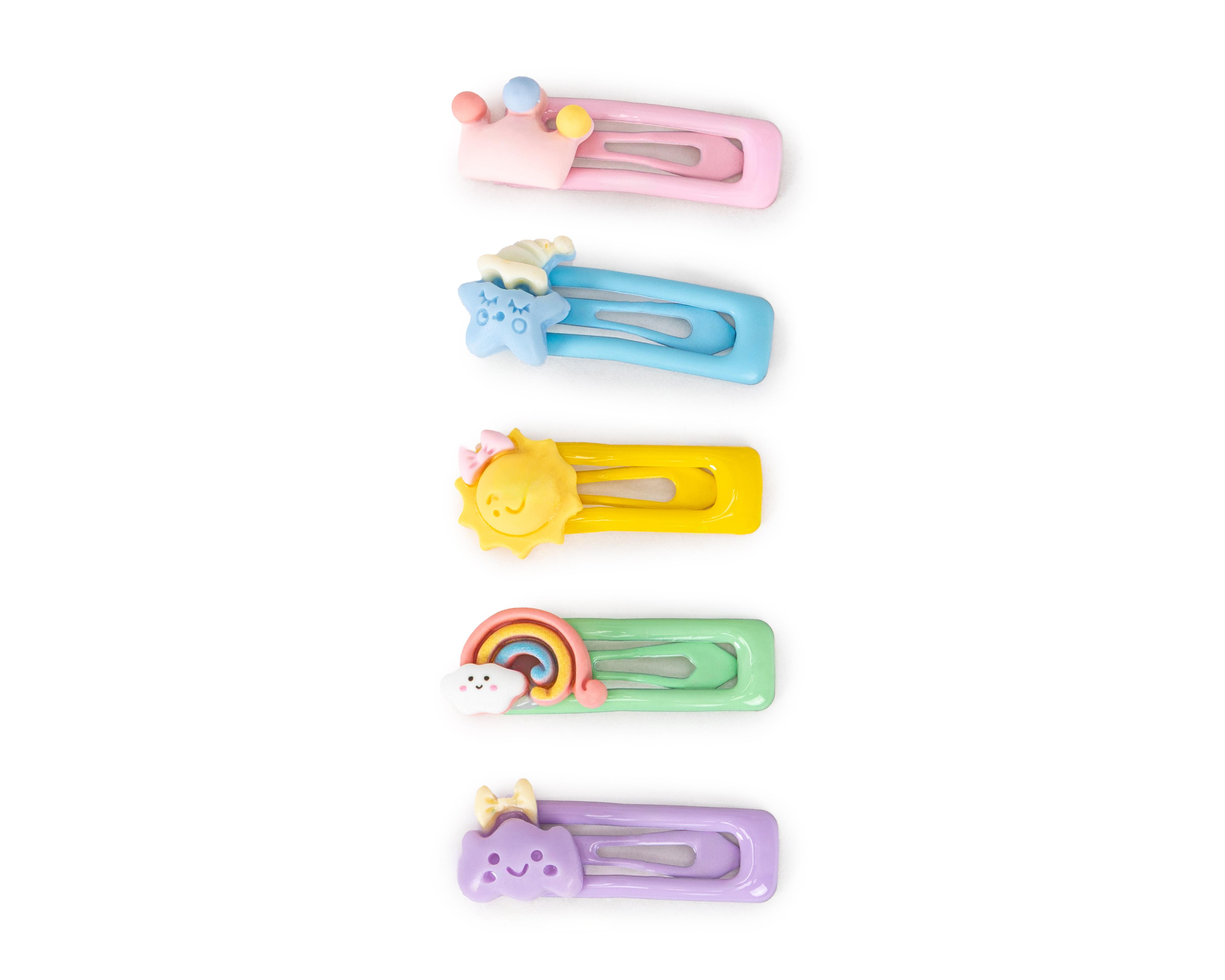 Foto 4 pulgar | Broches para Cabello Baby Colors 5 Pares