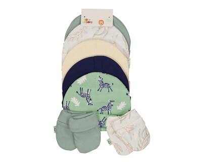 Foto 5 | Gorro y Guantes para Bebé Niño Baby Colors 7 Piezas