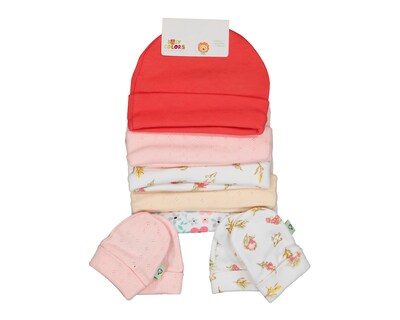 Foto 1 | Gorro y Guantes para Bebé Niña Baby Colors 7 Piezas