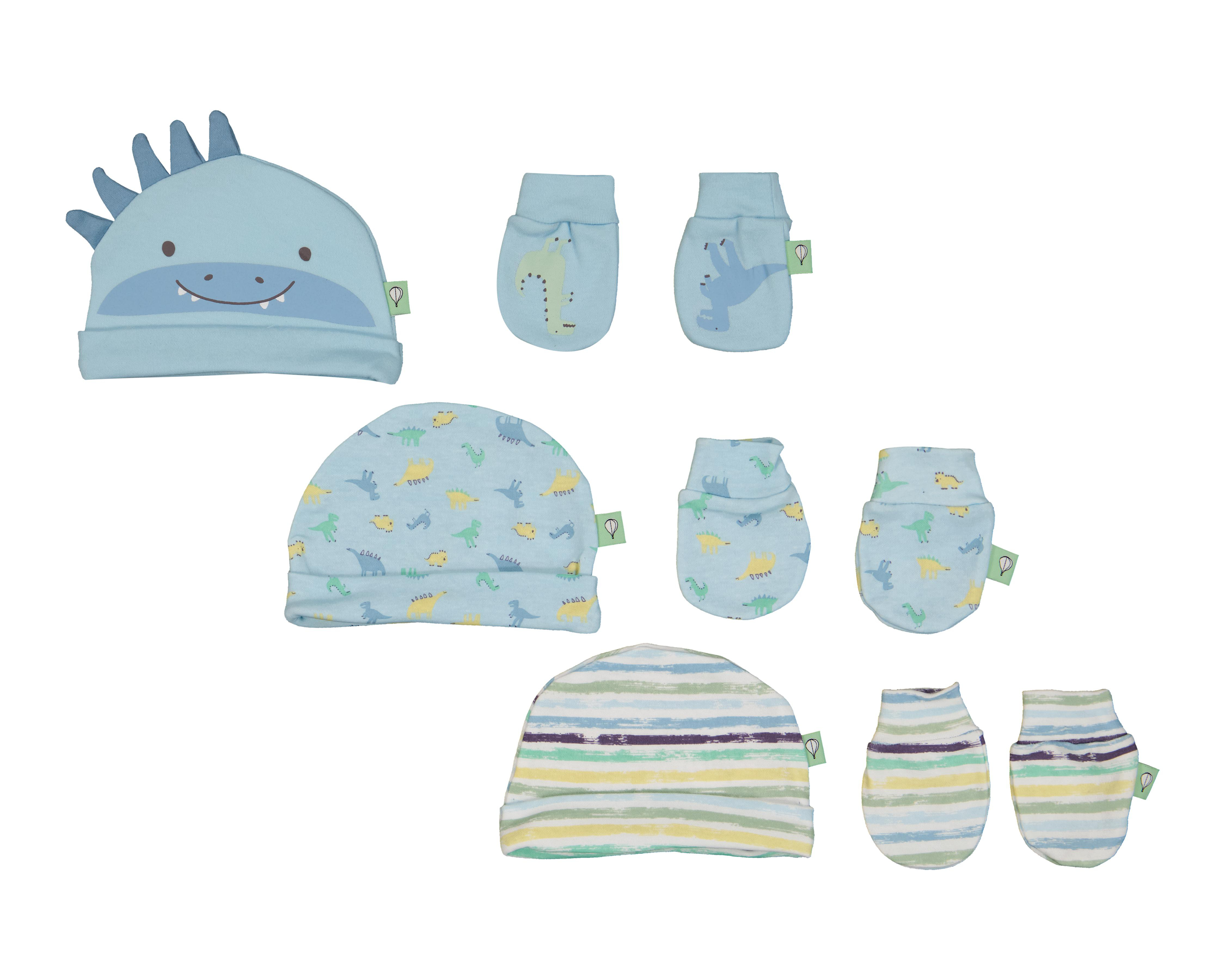 Foto 1 | Gorro y Guantes para Bebé Niño Baby Colors 6 Piezas