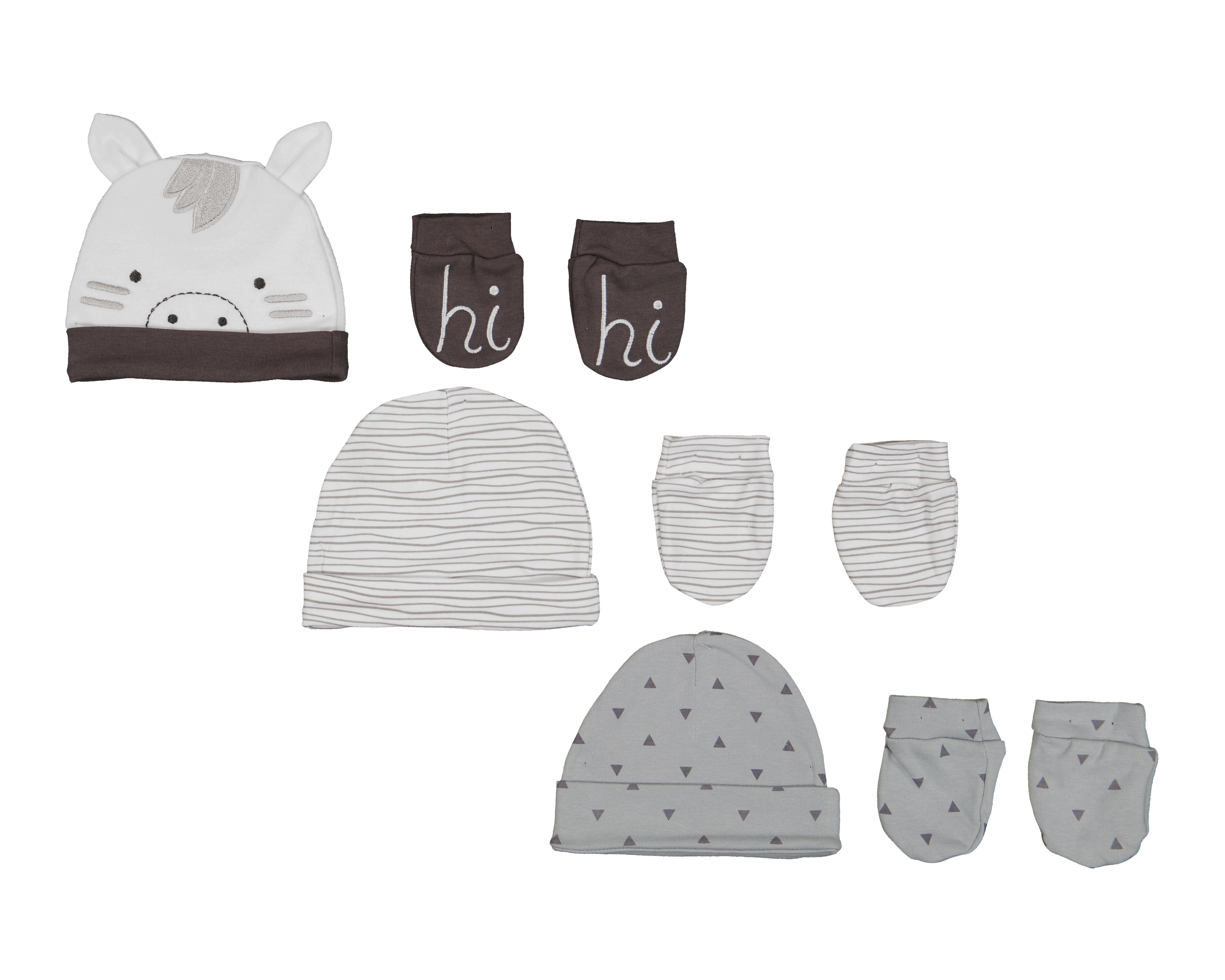 Foto 1 | Gorro y Guantes para Bebé Niño Baby Colors 6 Piezas