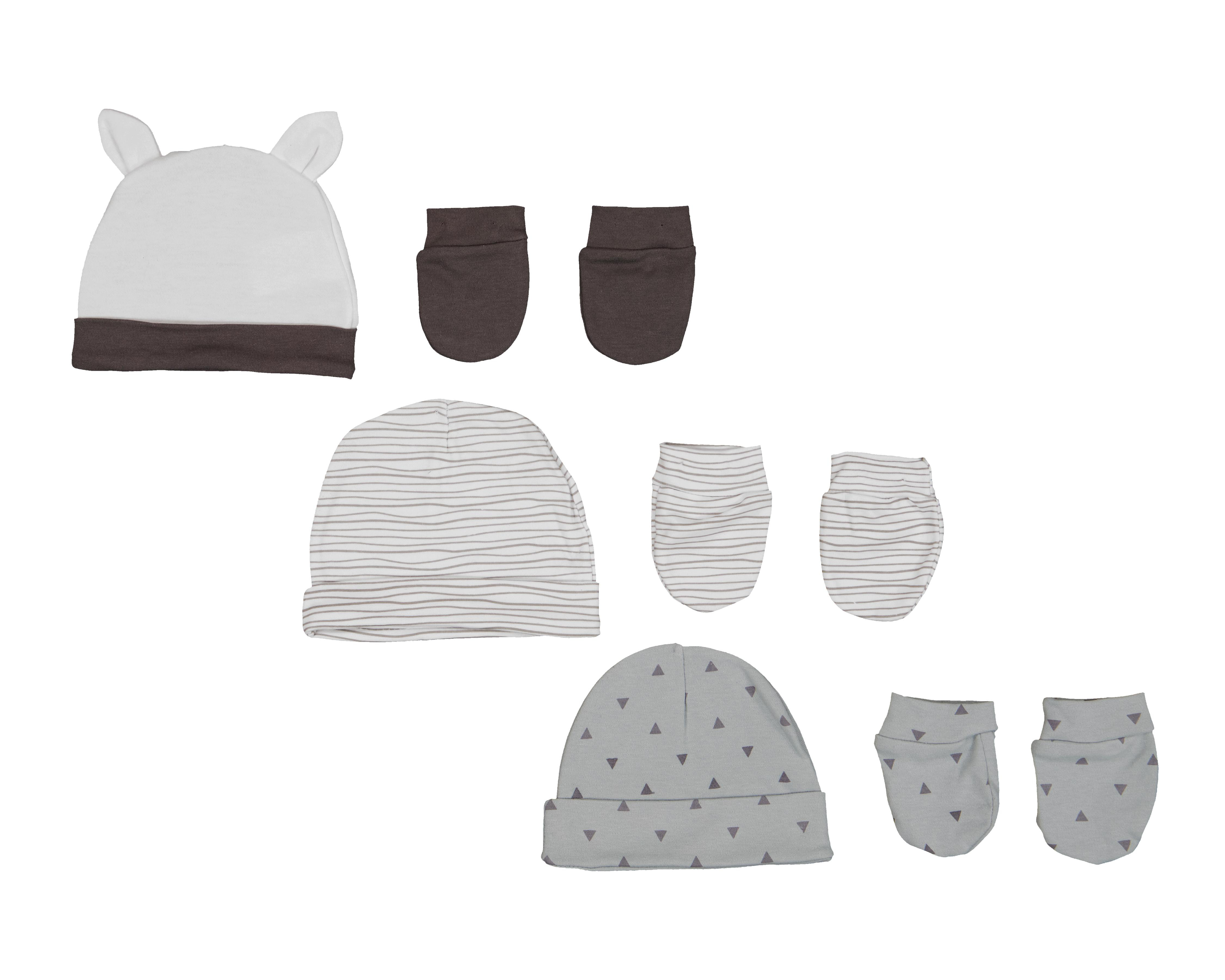 Foto 3 pulgar | Gorro y Guantes para Bebé Niño Baby Colors 6 Piezas