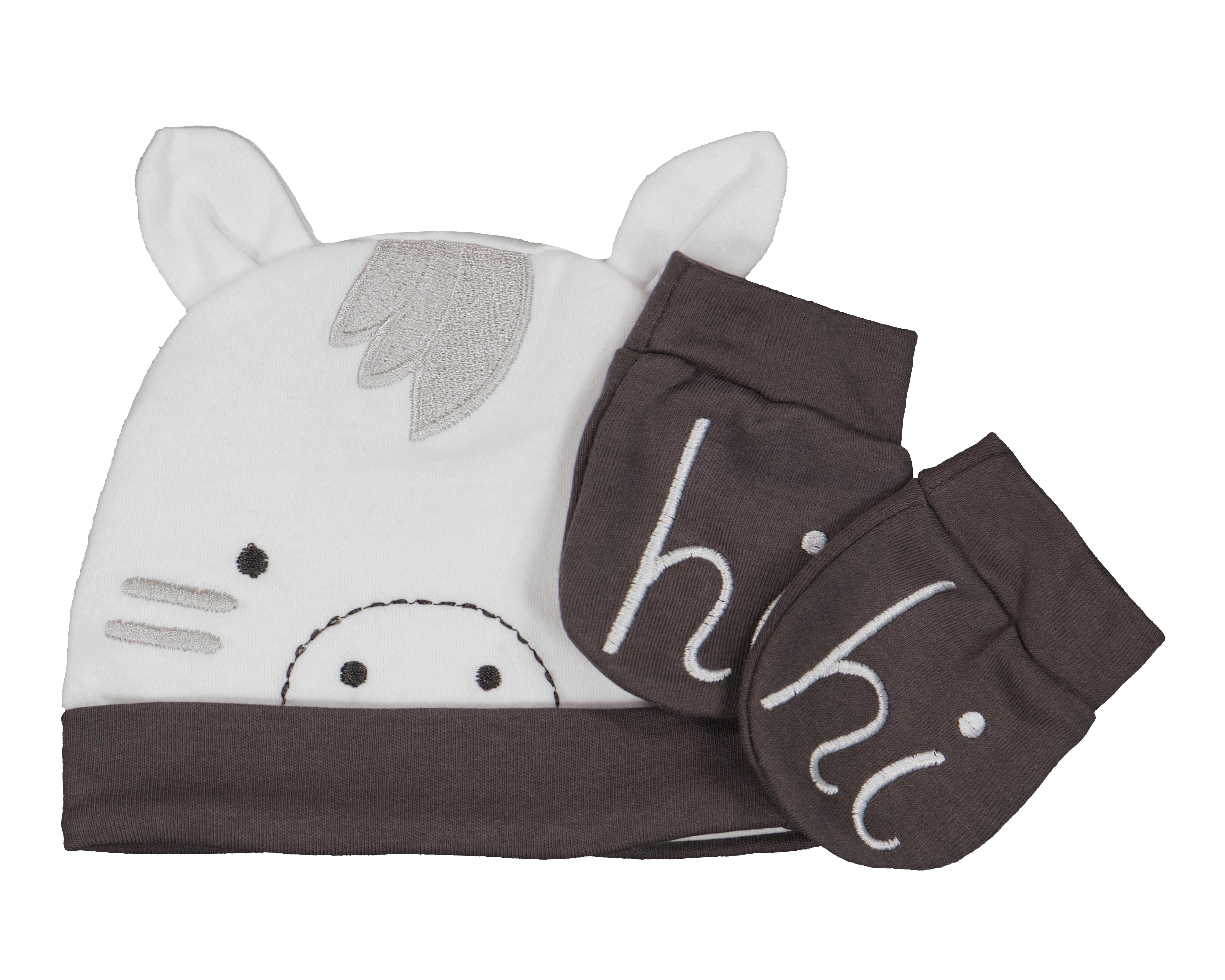 Foto 5 pulgar | Gorro y Guantes para Bebé Niño Baby Colors 6 Piezas