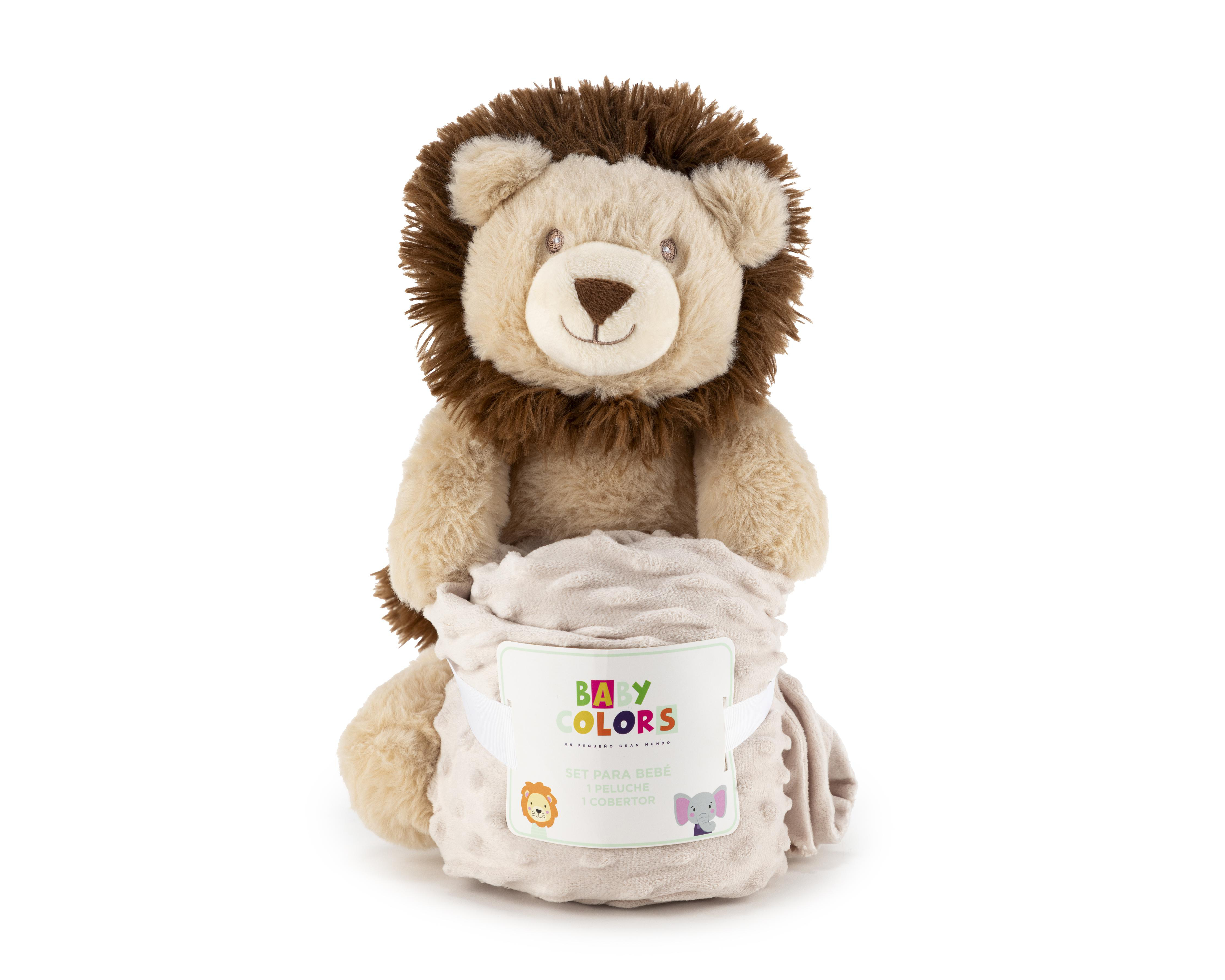 Foto 5 | Cobertor y Peluche Baby Colors para Bebé 2 Piezas