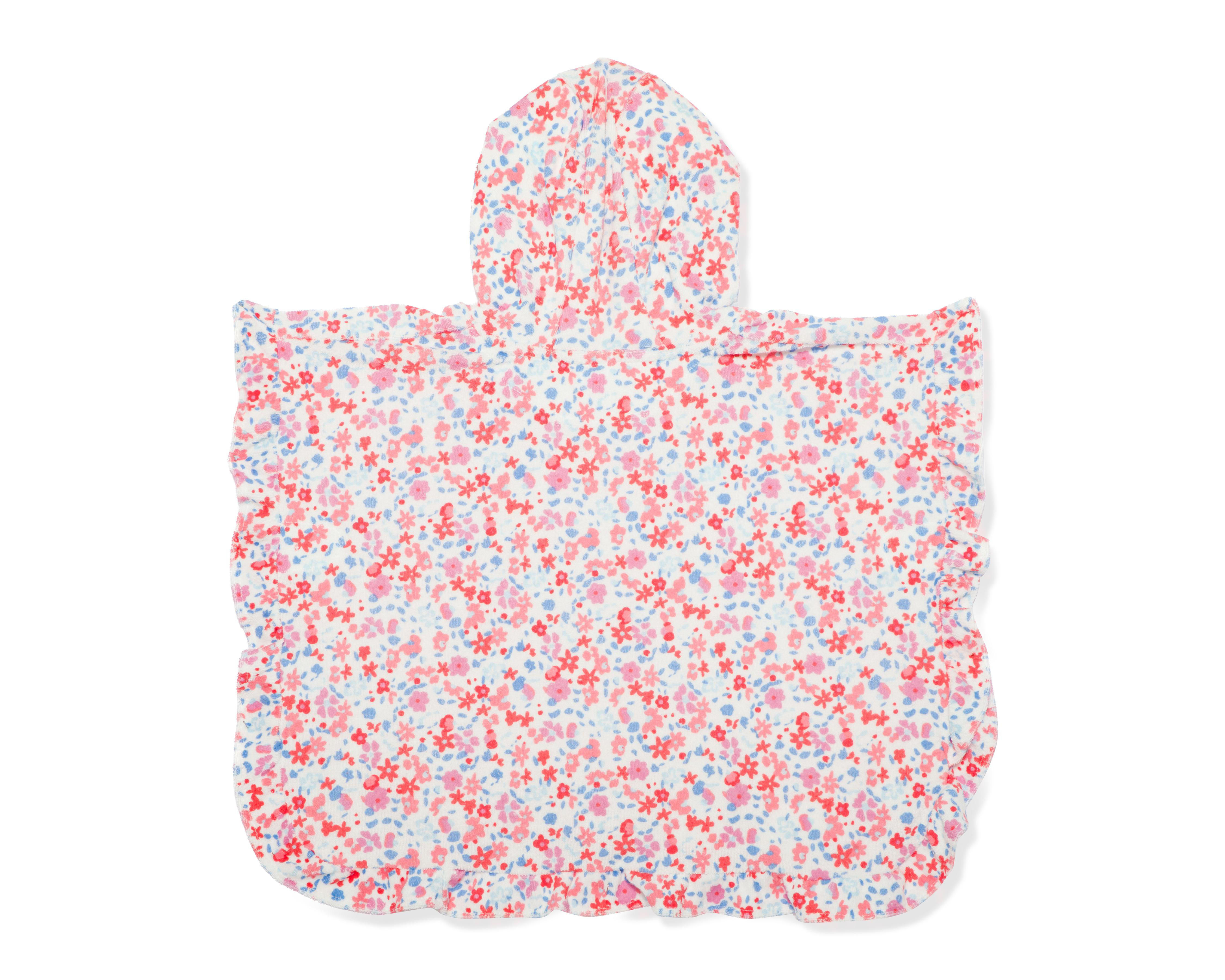 Foto 3 pulgar | Toalla con Capucha para Bebé Niña Baby Colors Floral