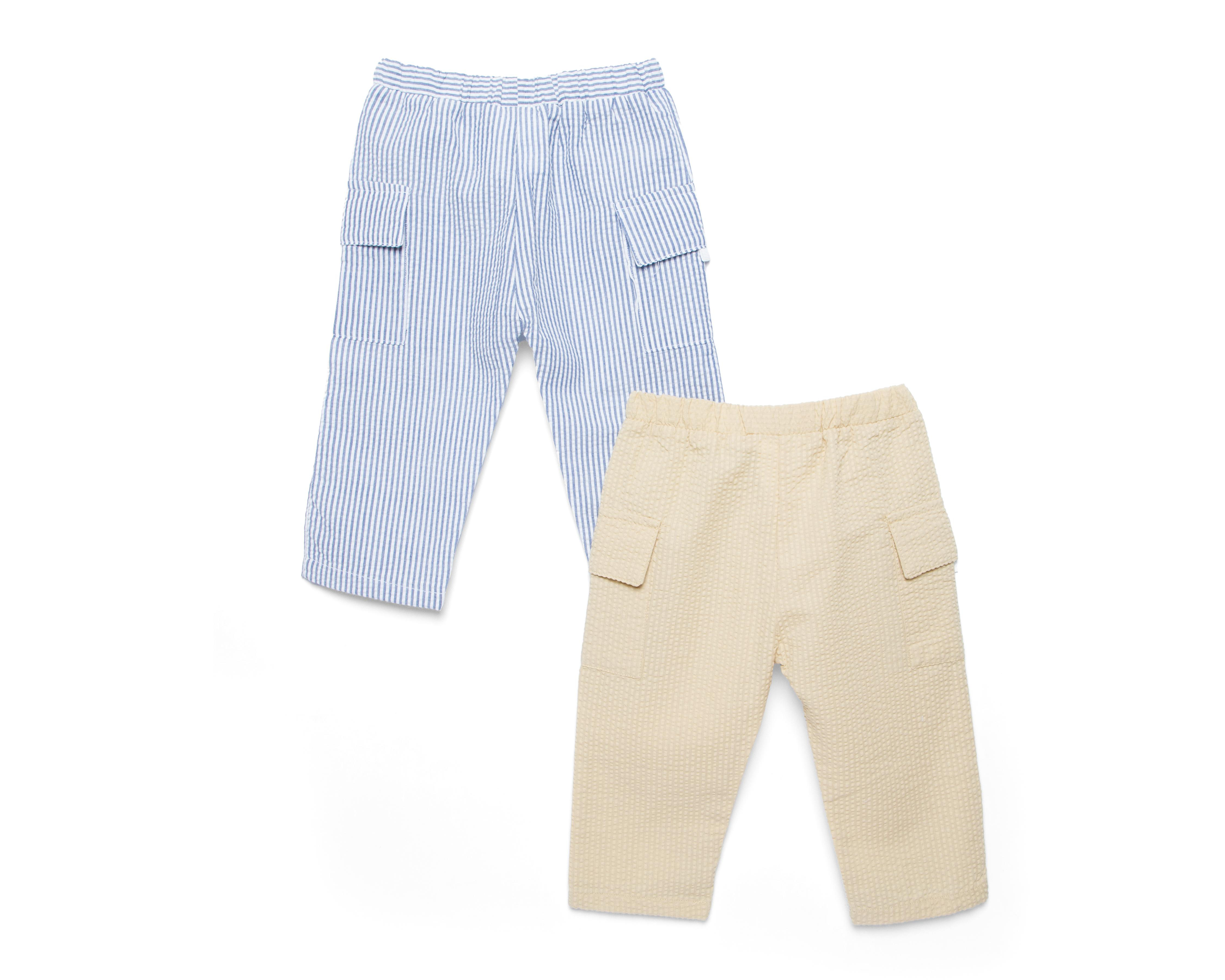 Foto 2 | Pantalón para Bebé Baby Colors 2 Piezas