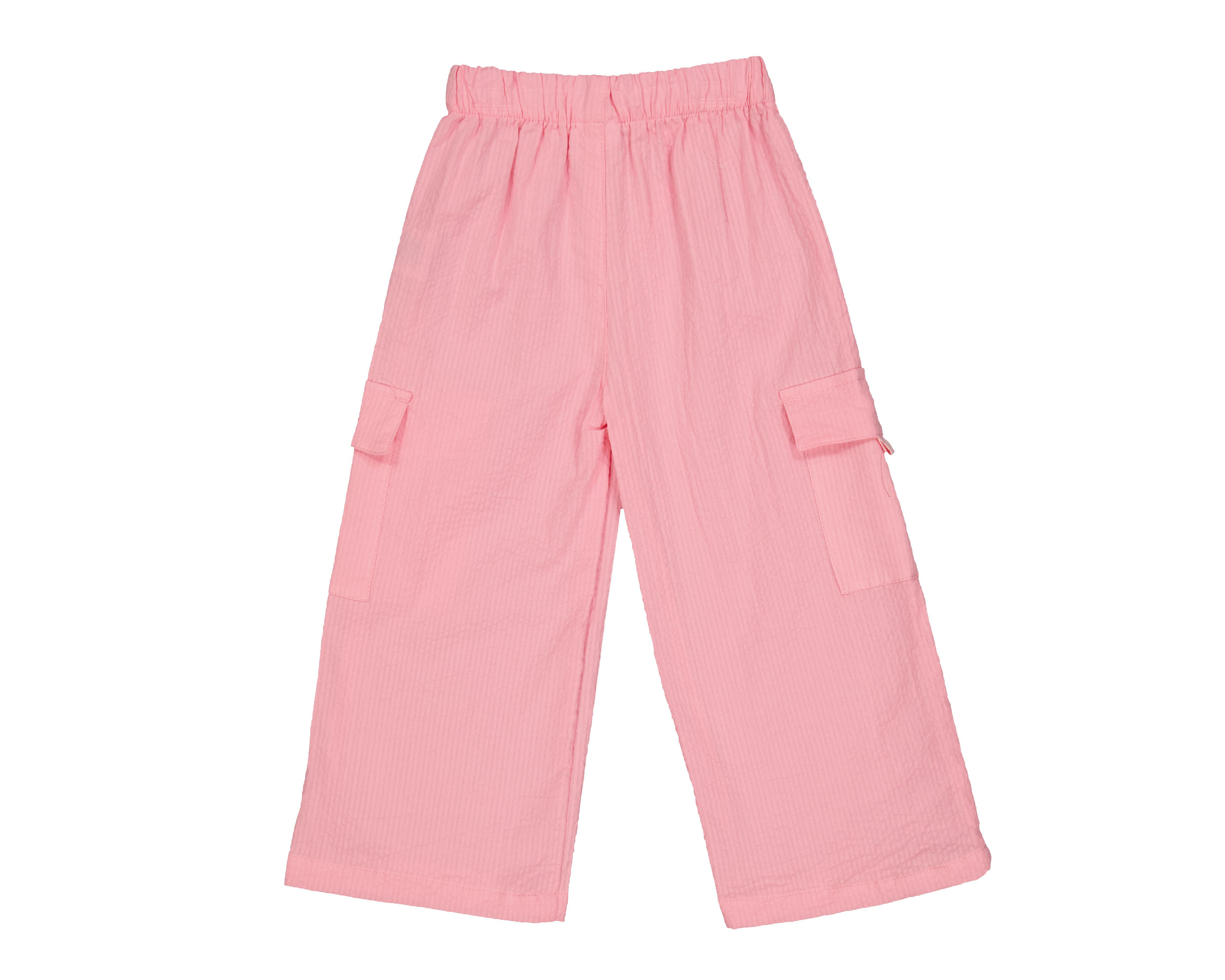 Foto 3 pulgar | Pantalón para Bebé Niña Baby Colors de Algodón con Bolsas Cargo
