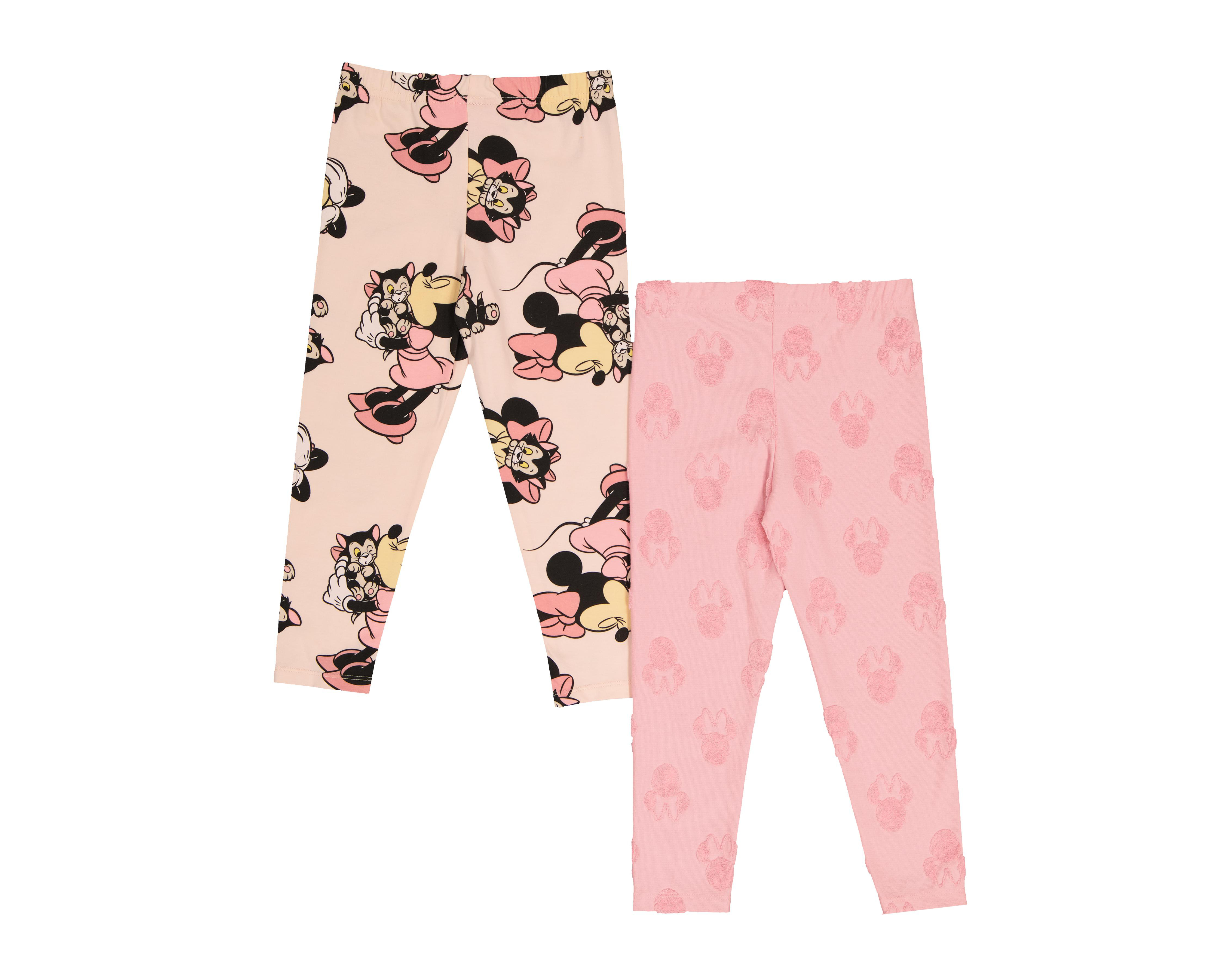 Foto 3 pulgar | Pantalón para Bebé Niña Disney Estampado 2 Piezas