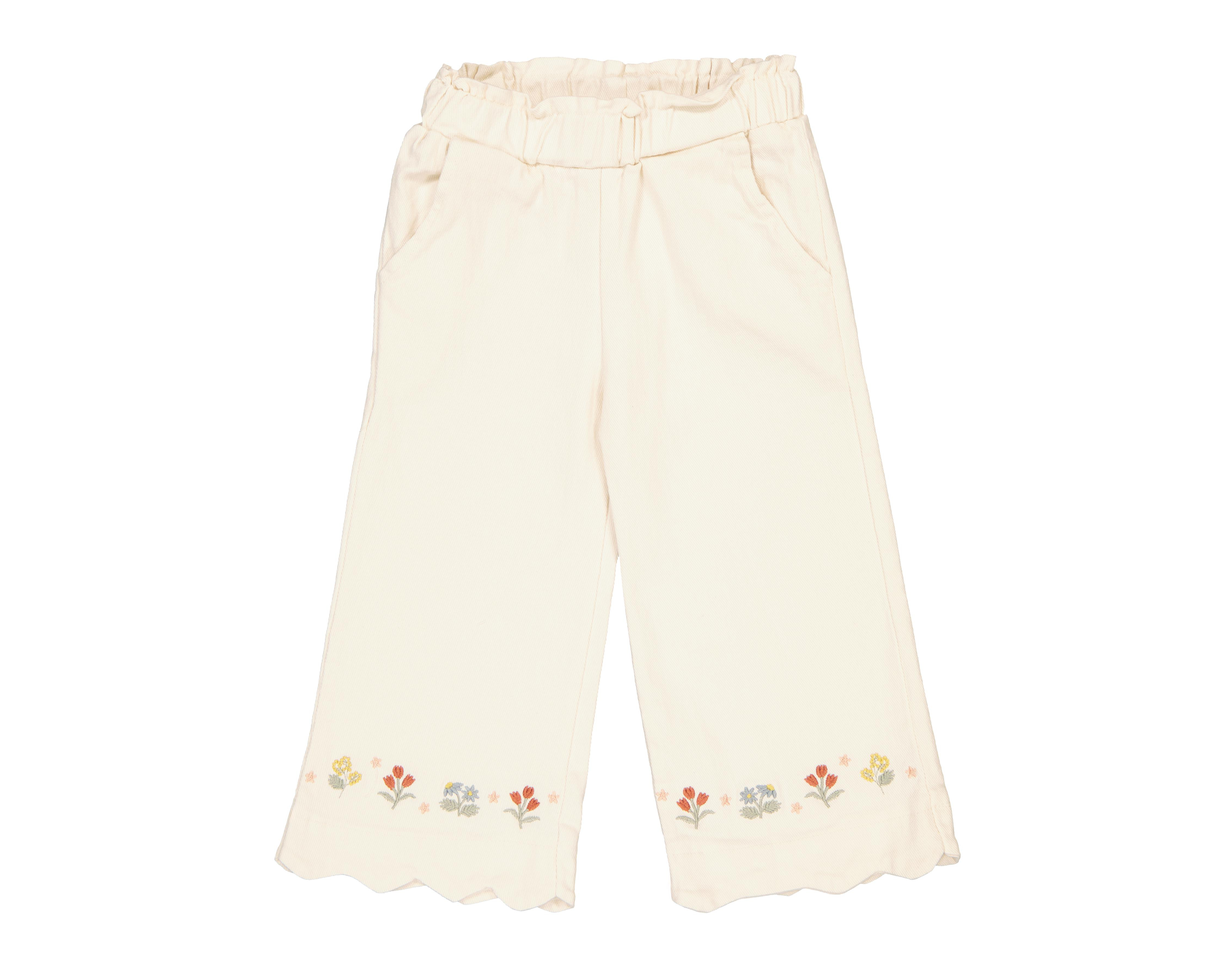 Foto 1 | Pantalón para Bebé Niña Baby Colors de Algodón con Bordados