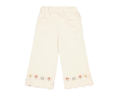 Foto 2 | Pantalón para Bebé Niña Baby Colors de Algodón con Bordados
