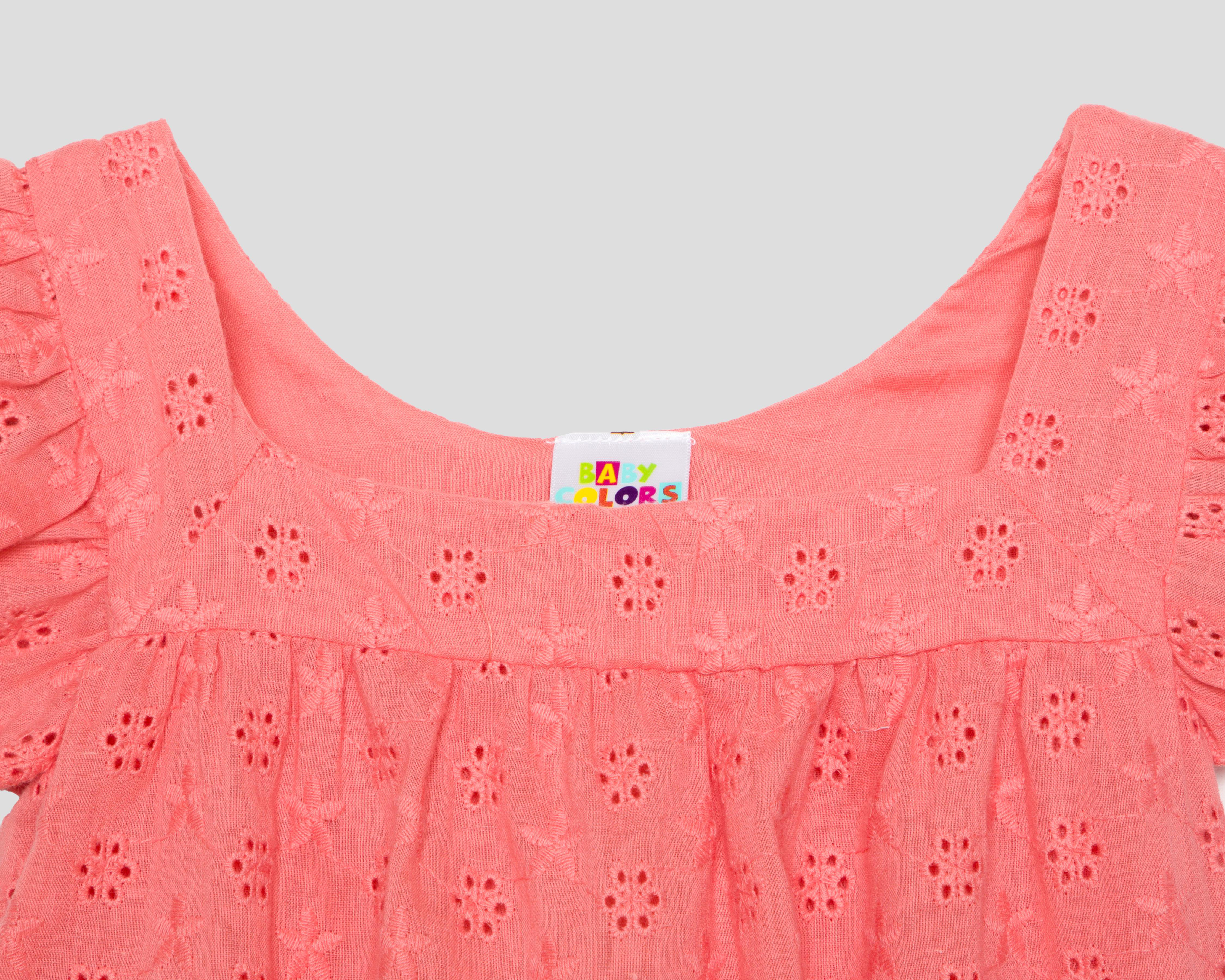 Foto 4 pulgar | Blusa para Bebé Niña Baby Colors de Algodón Rosa