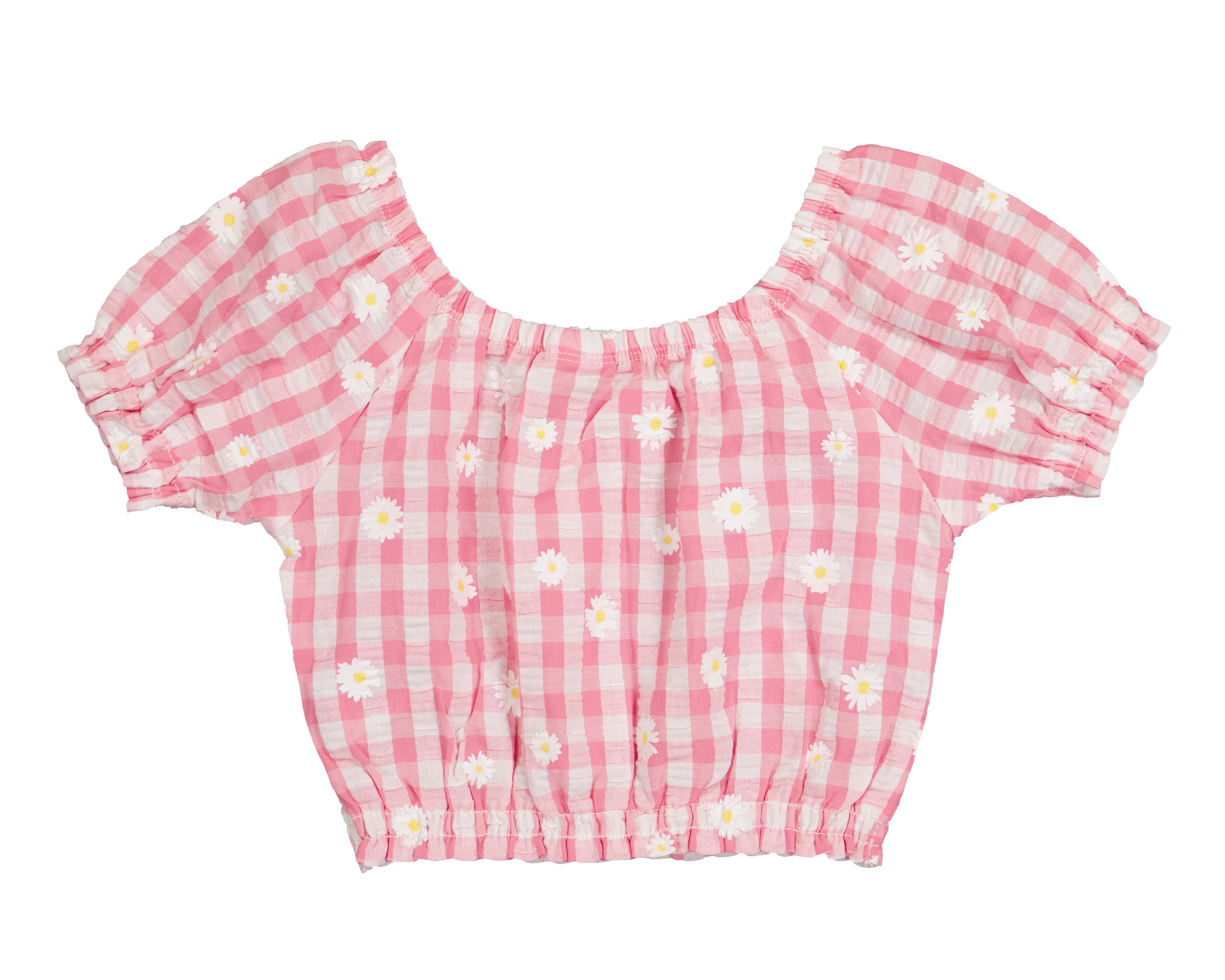 Foto 3 pulgar | Blusa para Bebé Niña Baby Colors de Algodón a Cuadros