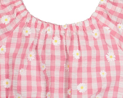 Foto 3 | Blusa para Bebé Niña Baby Colors de Algodón a Cuadros