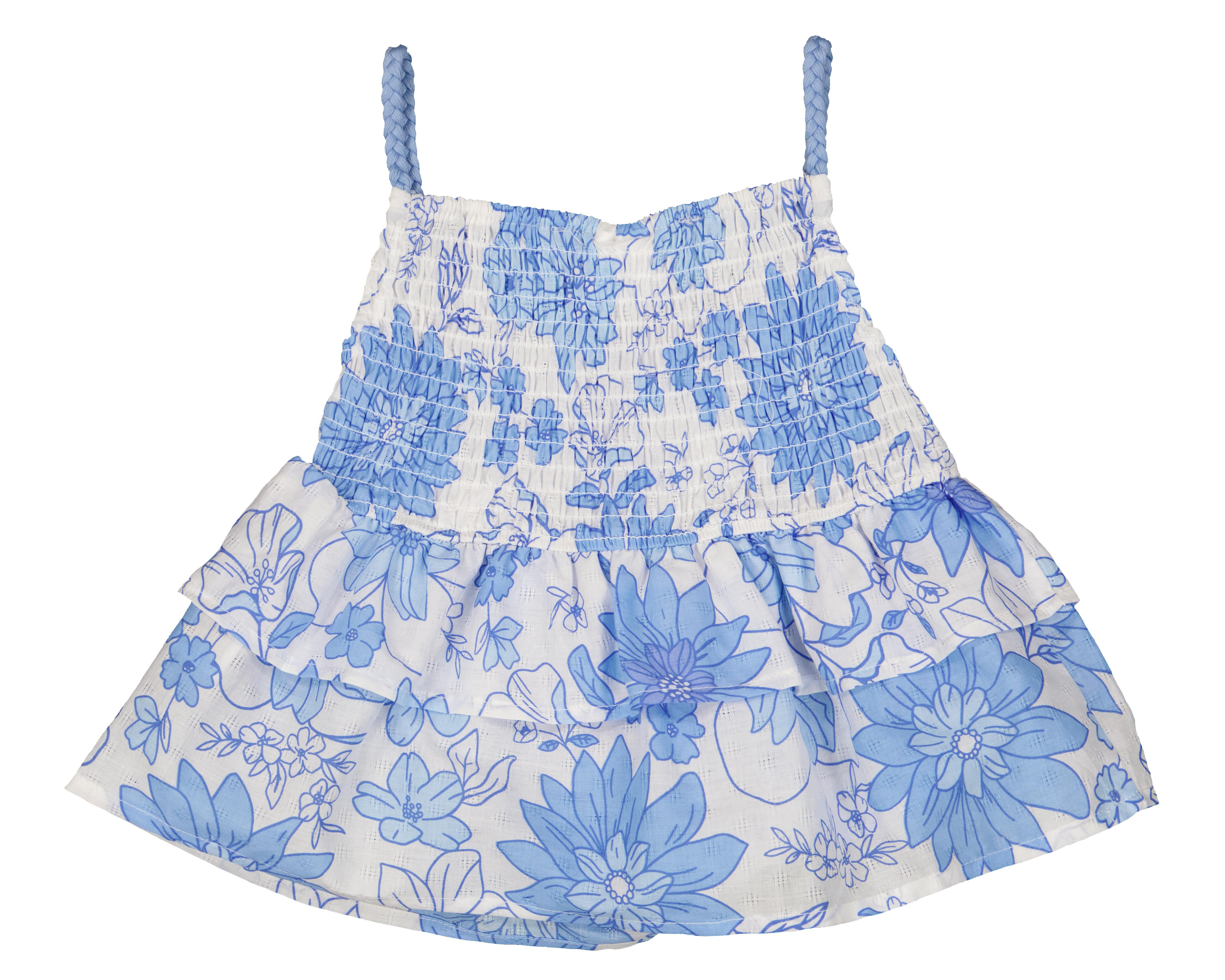 Foto 2 | Blusa para Bebé Niña Baby Colors de Algodón Floral