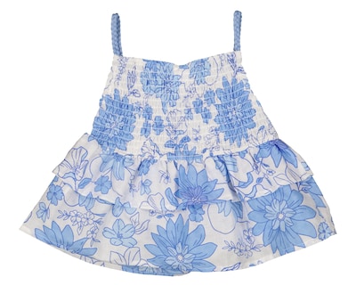 Foto 2 | Blusa para Bebé Niña Baby Colors de Algodón Floral