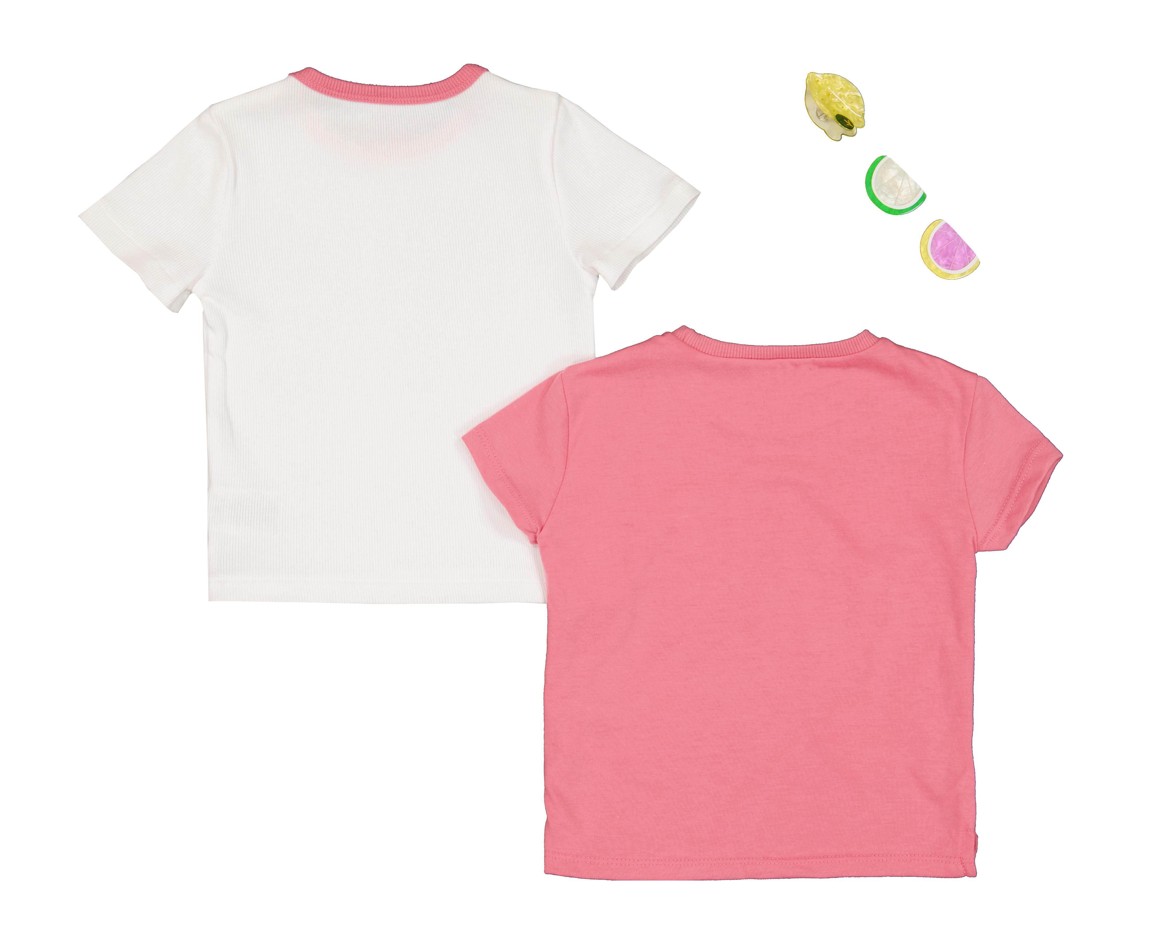 Foto 3 pulgar | Playera para Bebé Niña Baby Colors Estampada 2 Piezas