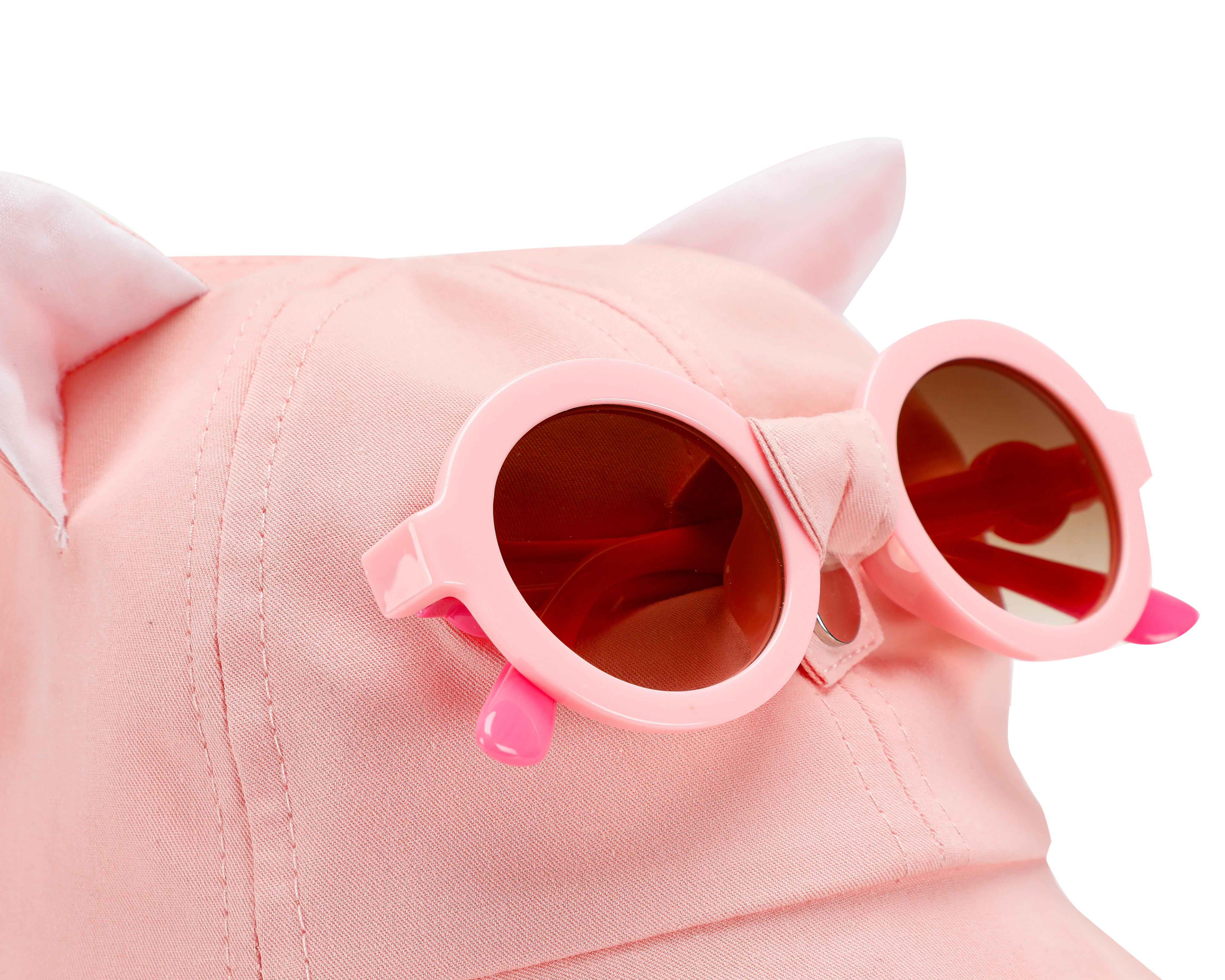 Foto 5 pulgar | Gorro Pescador para Bebe Niña Baby Colors con Lentes de Sol
