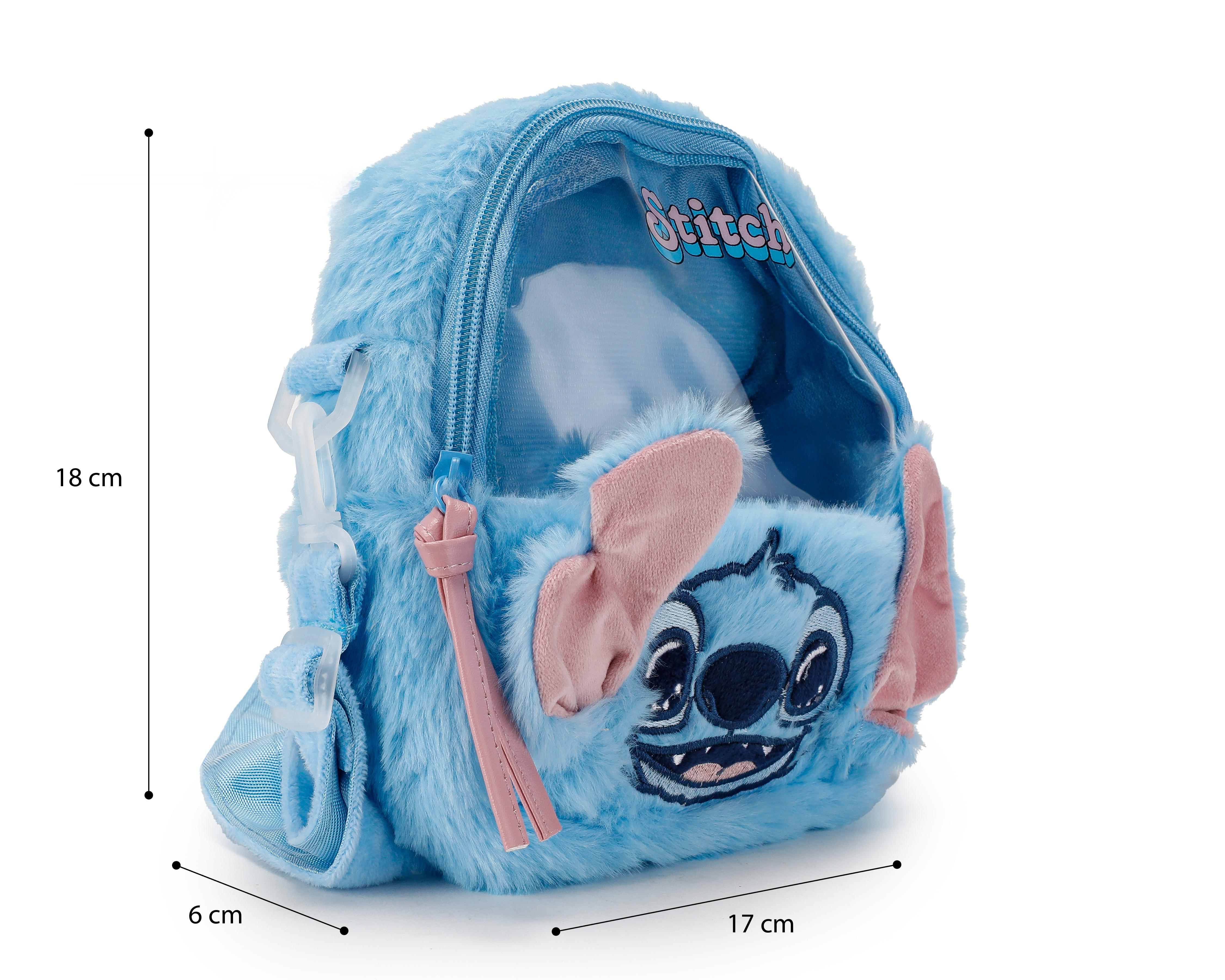 Foto 8 pulgar | Mochila Disney Stitch Azul