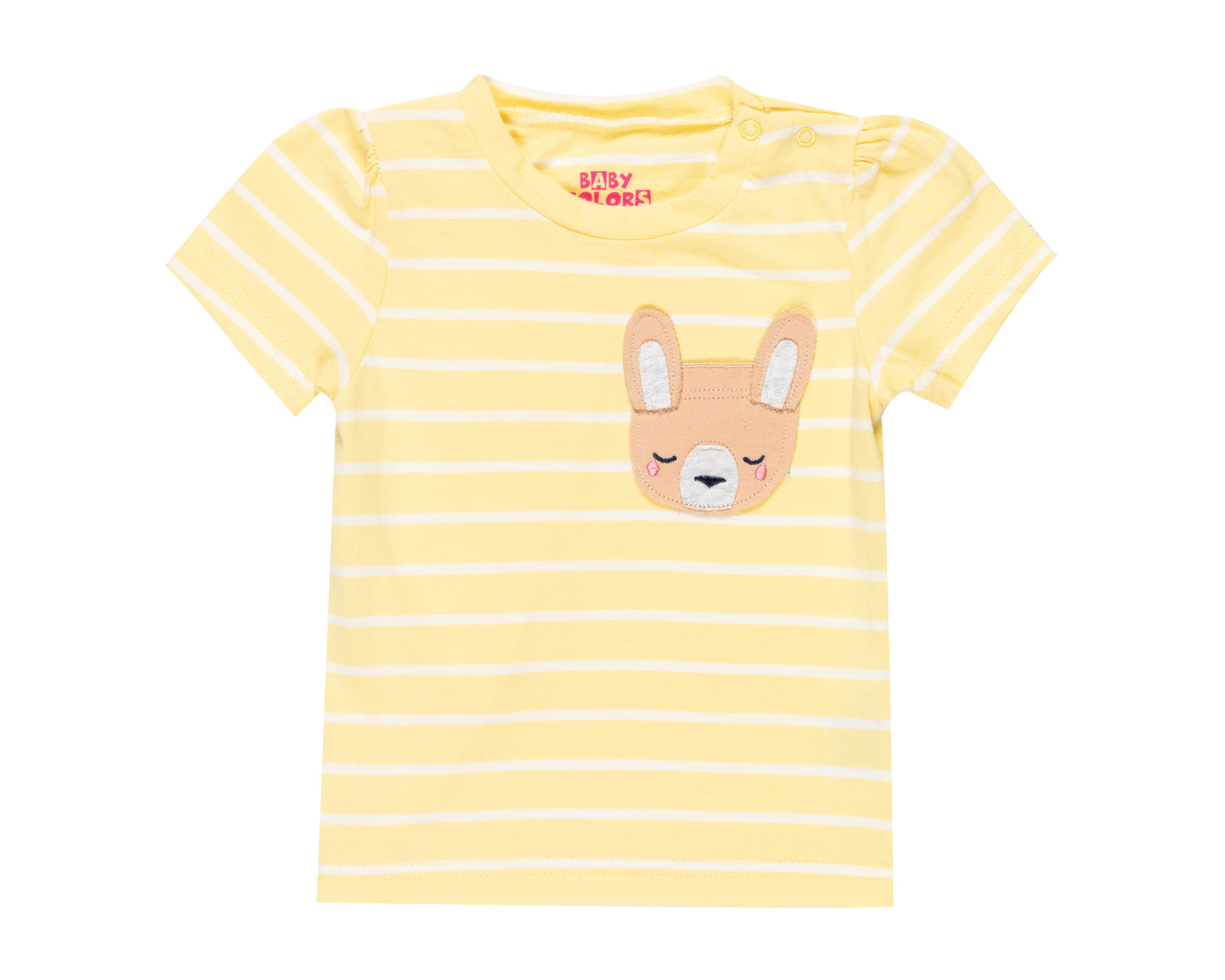 Foto 5 pulgar | Playera Baby Colors para Bebé Niña 3 Piezas