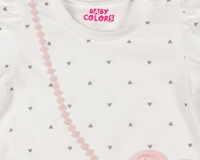Foto 3 | Blusa para Bebé Baby Colors con Aplicación de Flor