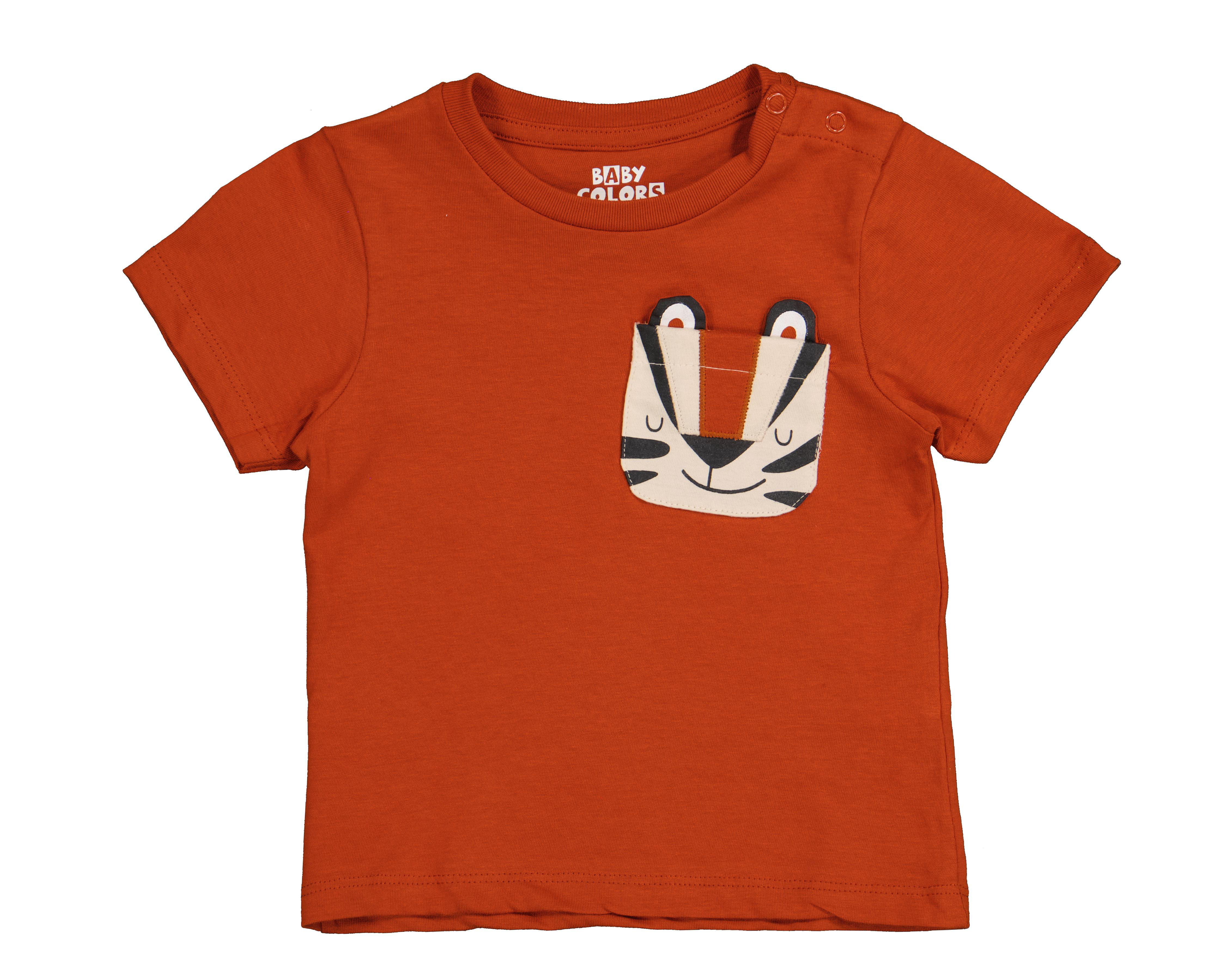 Foto 5 pulgar | Playera para Bebé Niño Baby Colors de Algodón 2 Piezas